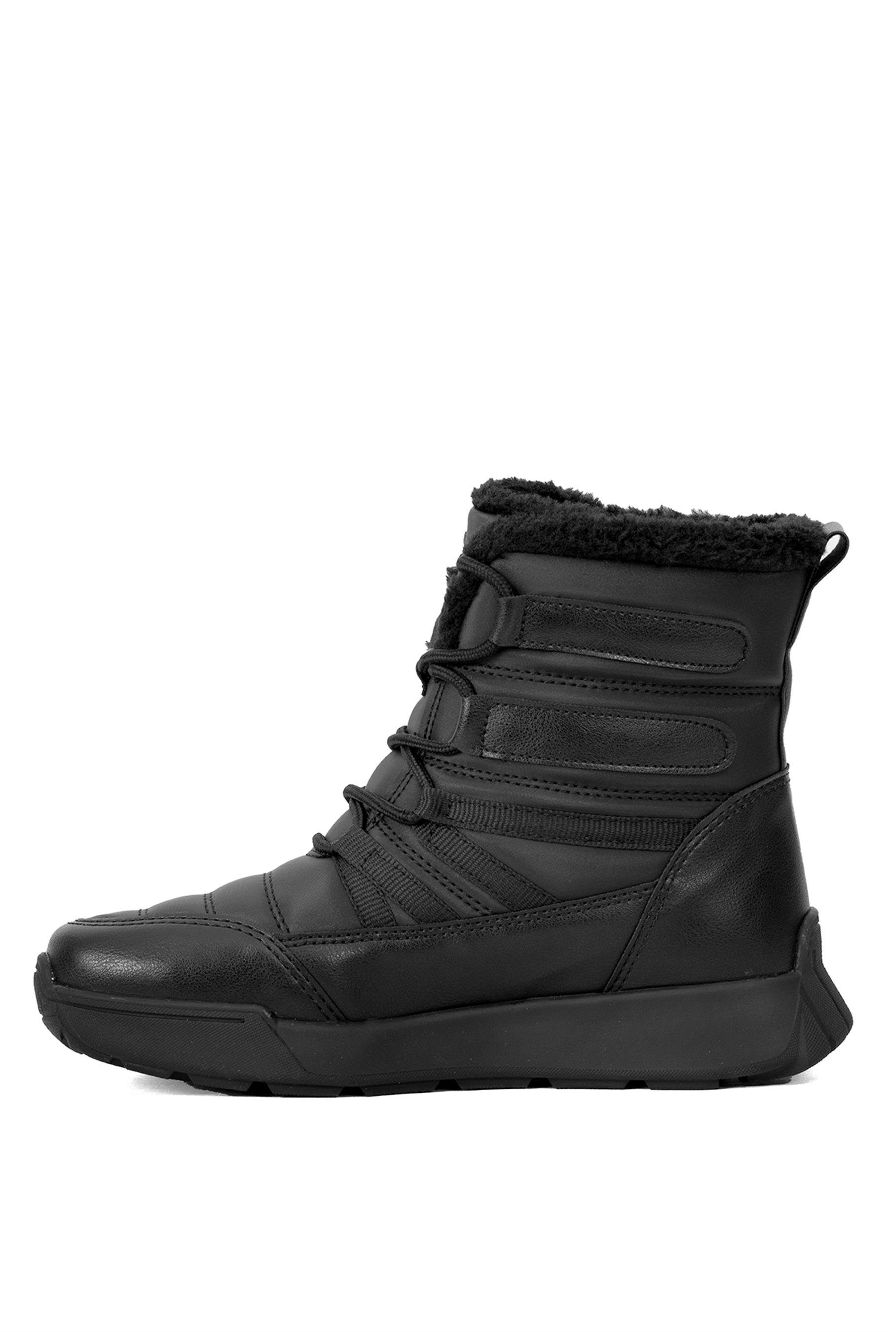 Elit YSFLT315T Kadın Kar Botu Siyah