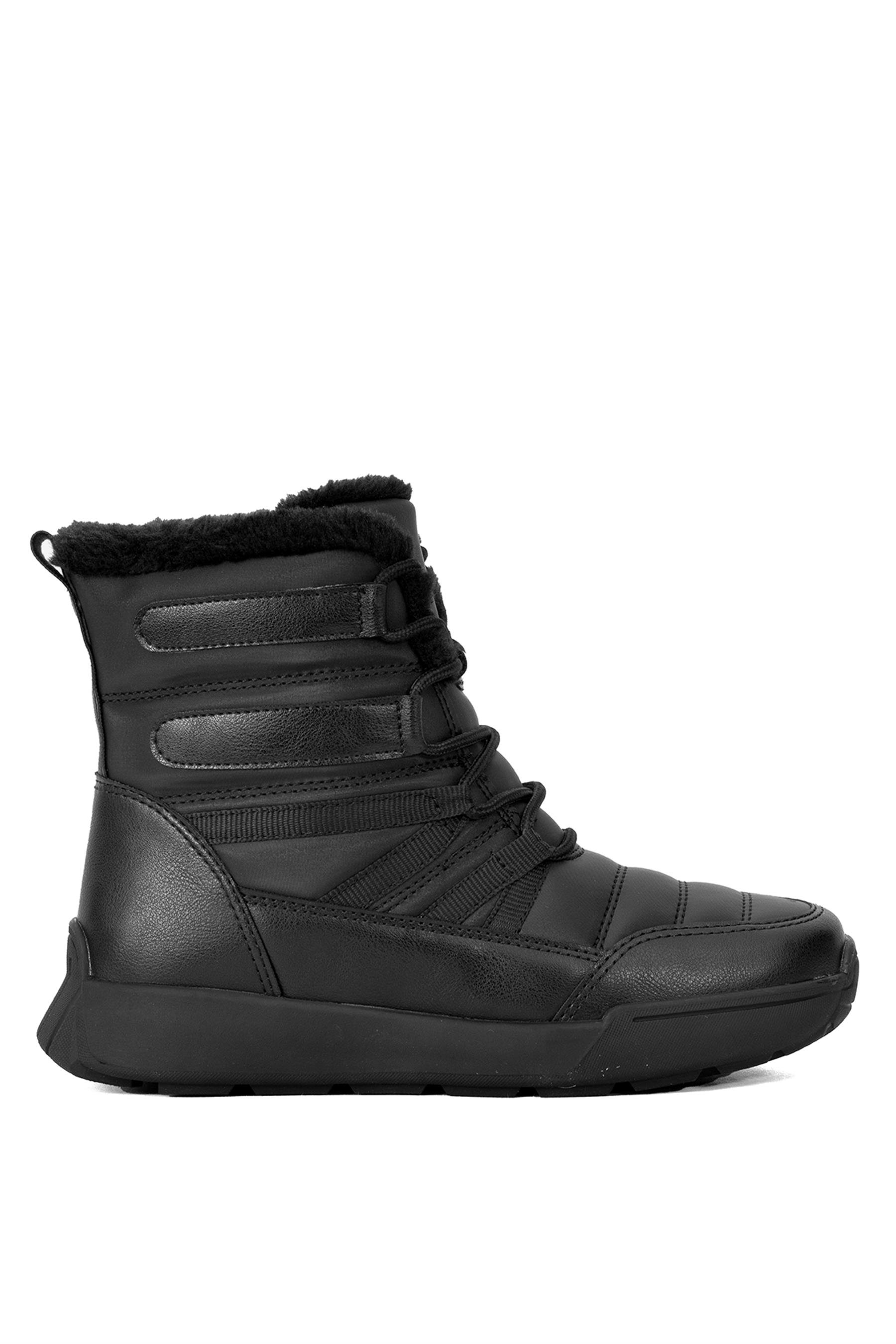 Elit YSFLT315T Kadın Kar Botu Siyah