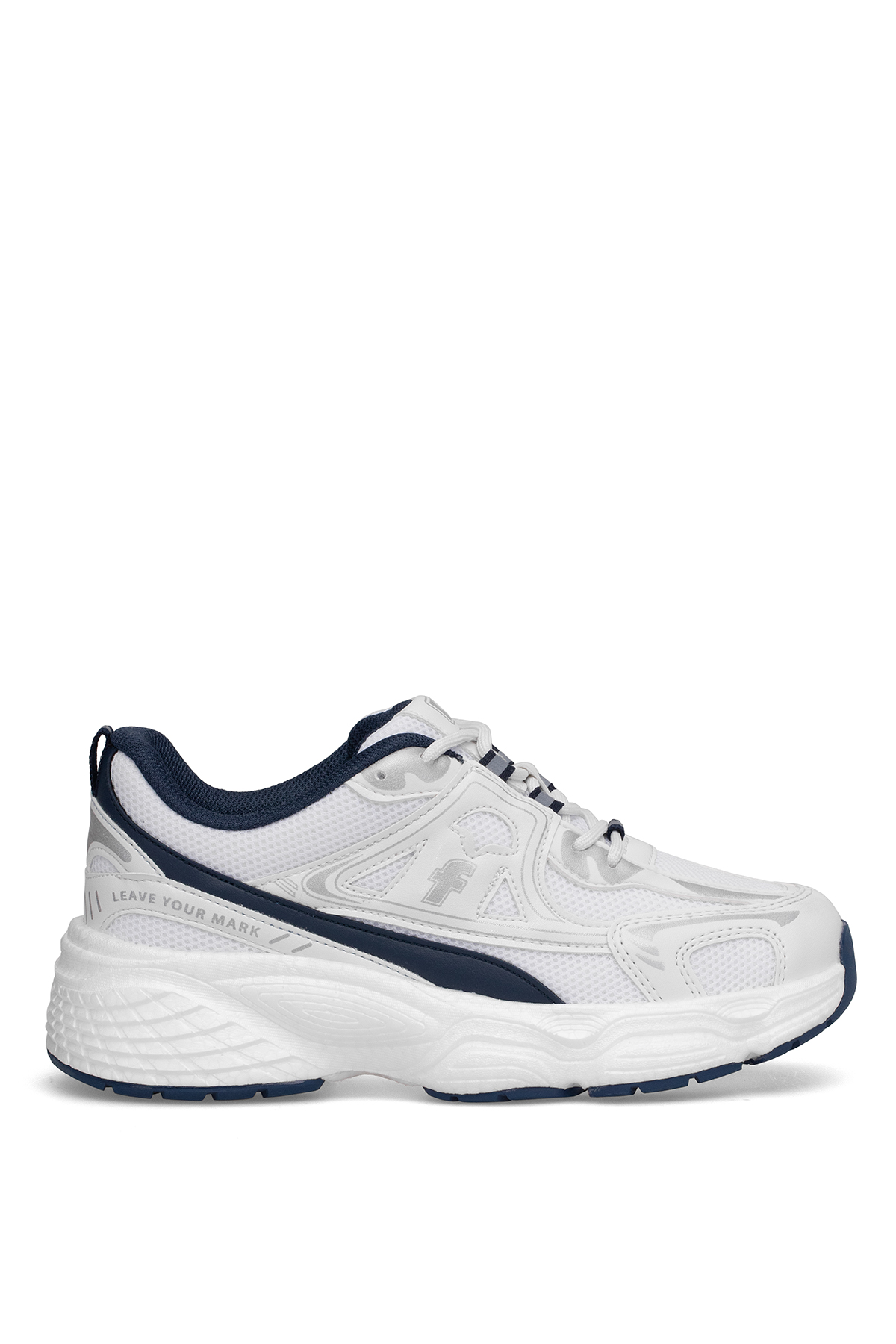 Elit YSFLT329 Kadın Klasik Sneaker Beyaz - Lacivert