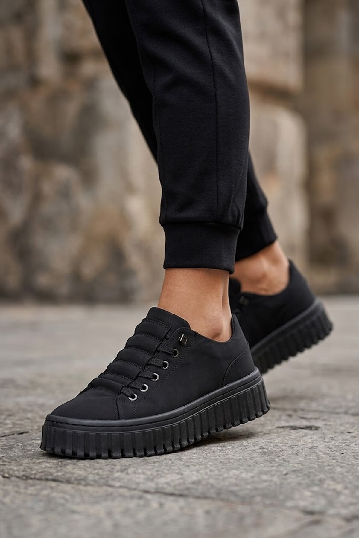Gamelu Canvas 26Y Kadın Klasik Sneaker Siyah