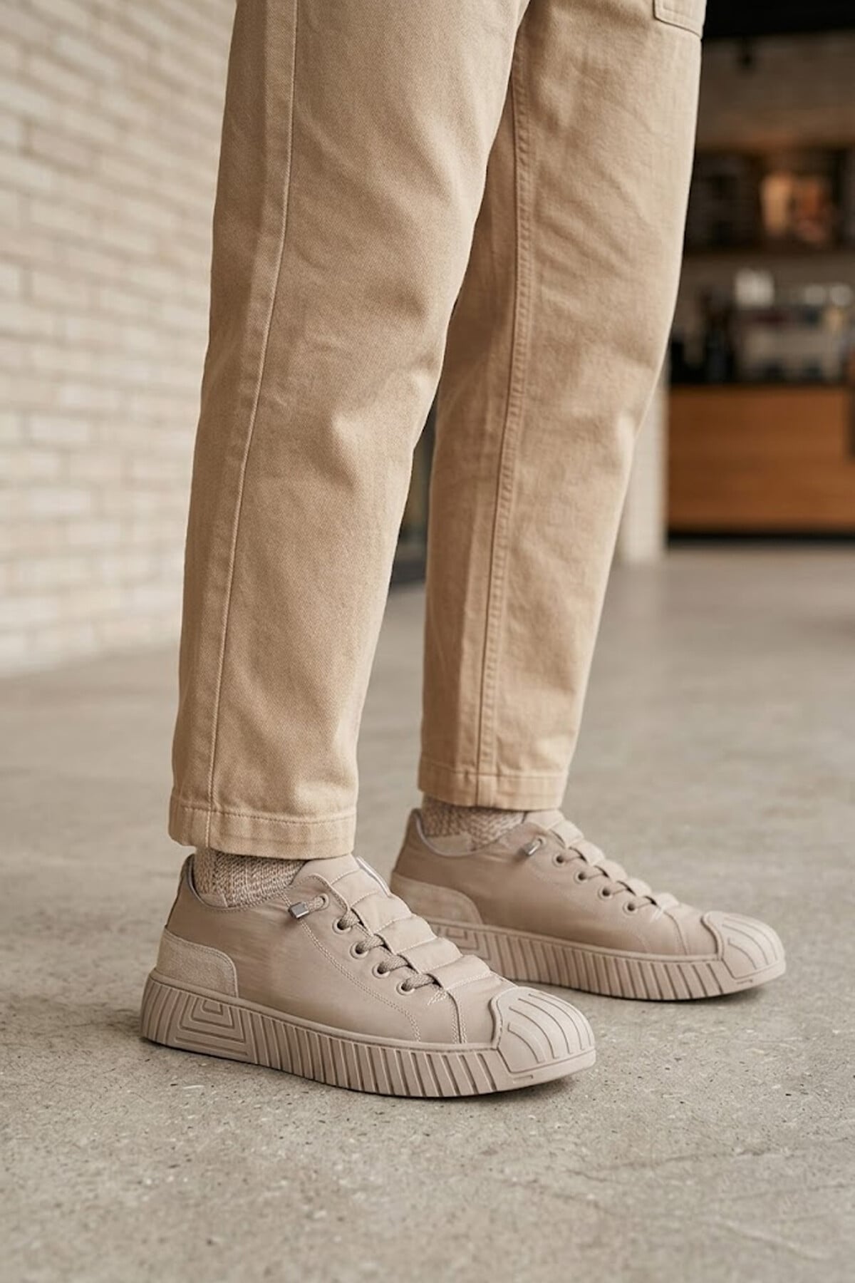 Gamelu VIGOR 26Y Erkek Klasik Sneaker Bej