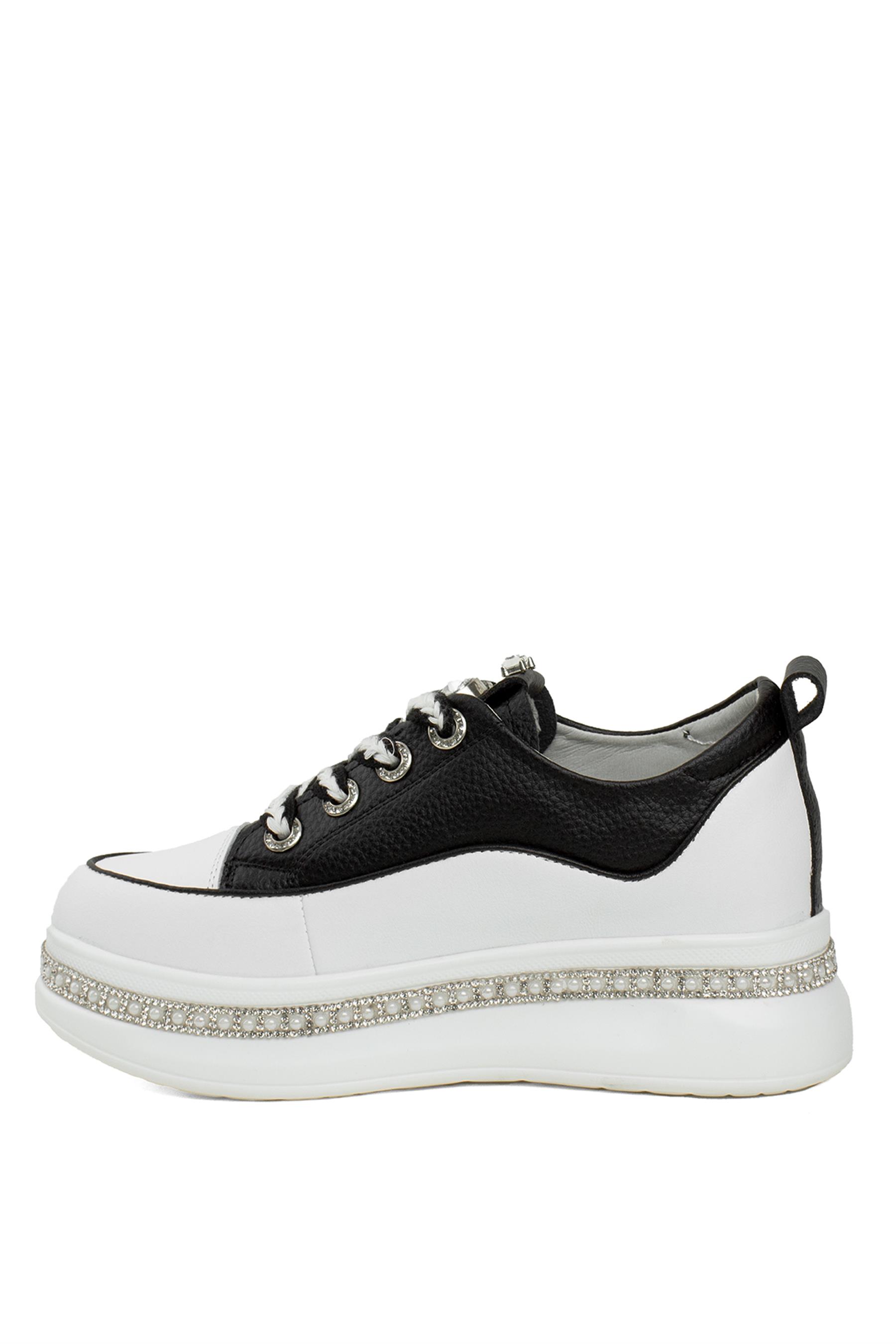 Guja 24K308-1 Kadın Hakiki Deri Kalın Taban Sneaker Siyah
