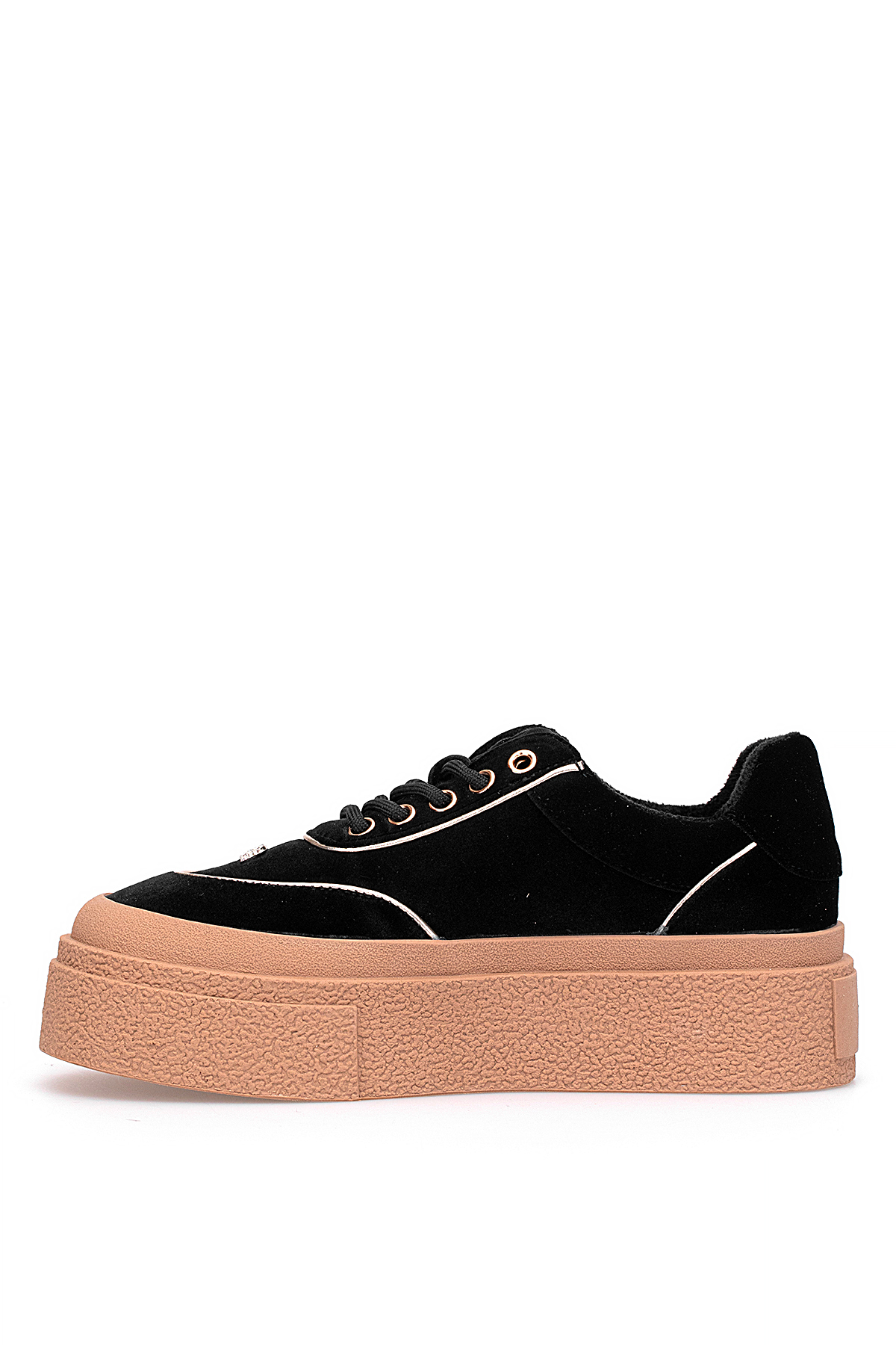 Guja 25K330 Kadın Hakiki Deri Klasik Sneaker Siyah