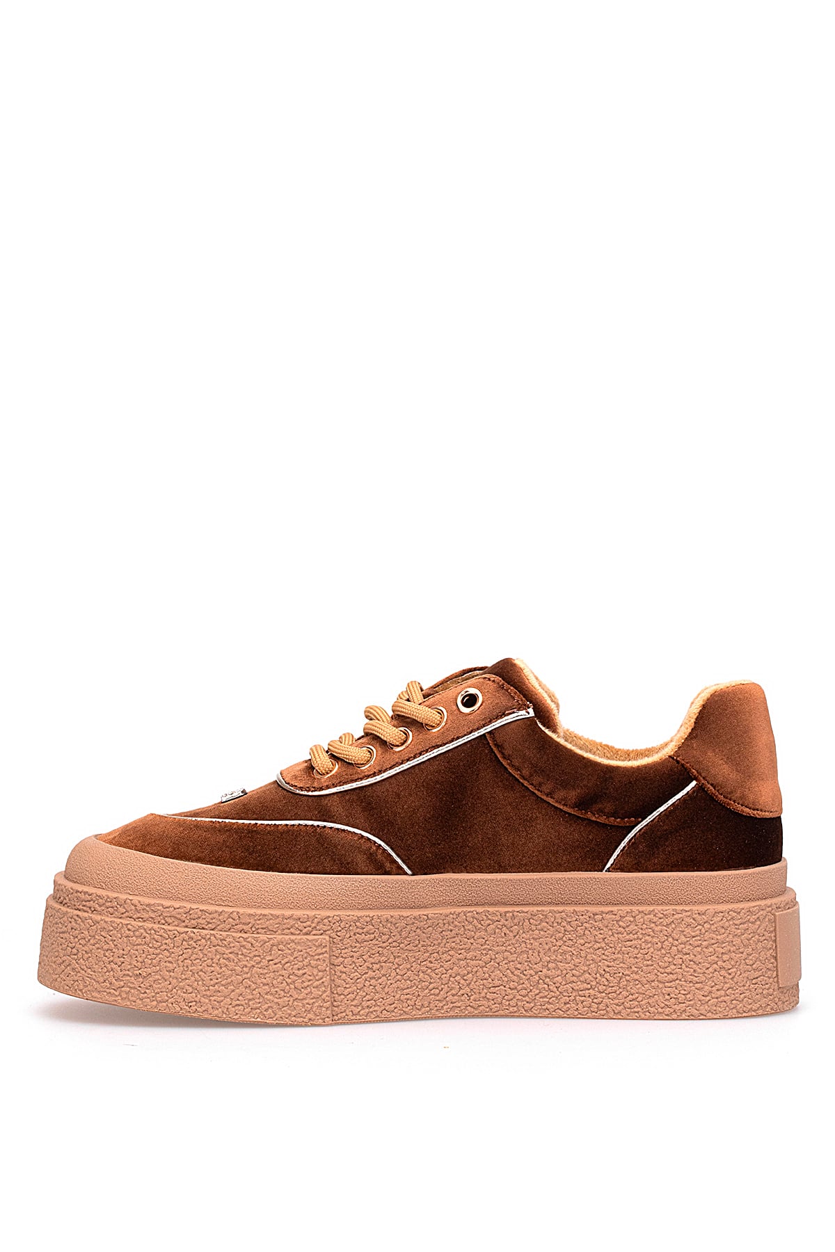 Guja 25K330 Kadın Hakiki Deri Klasik Sneaker Kahverengi