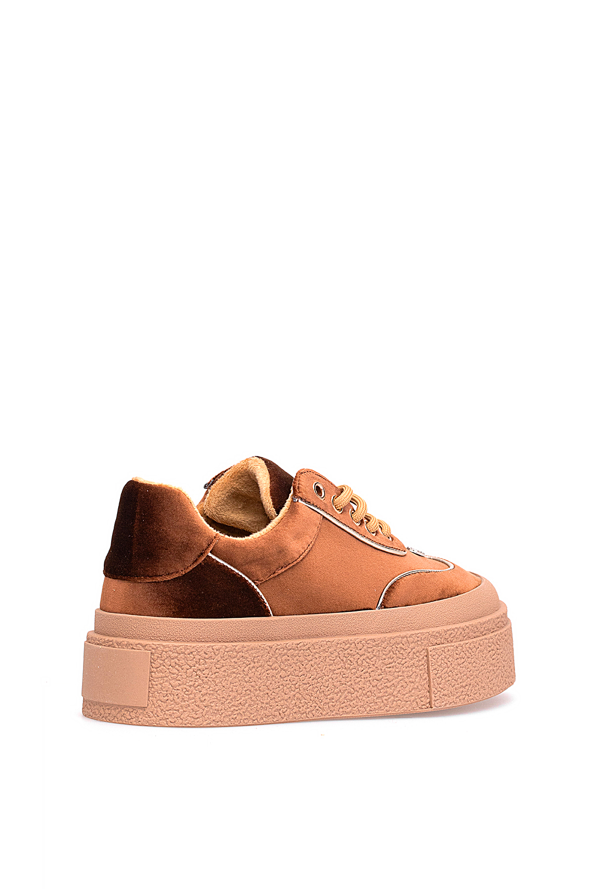 Guja 25K330 Kadın Hakiki Deri Klasik Sneaker Kahverengi