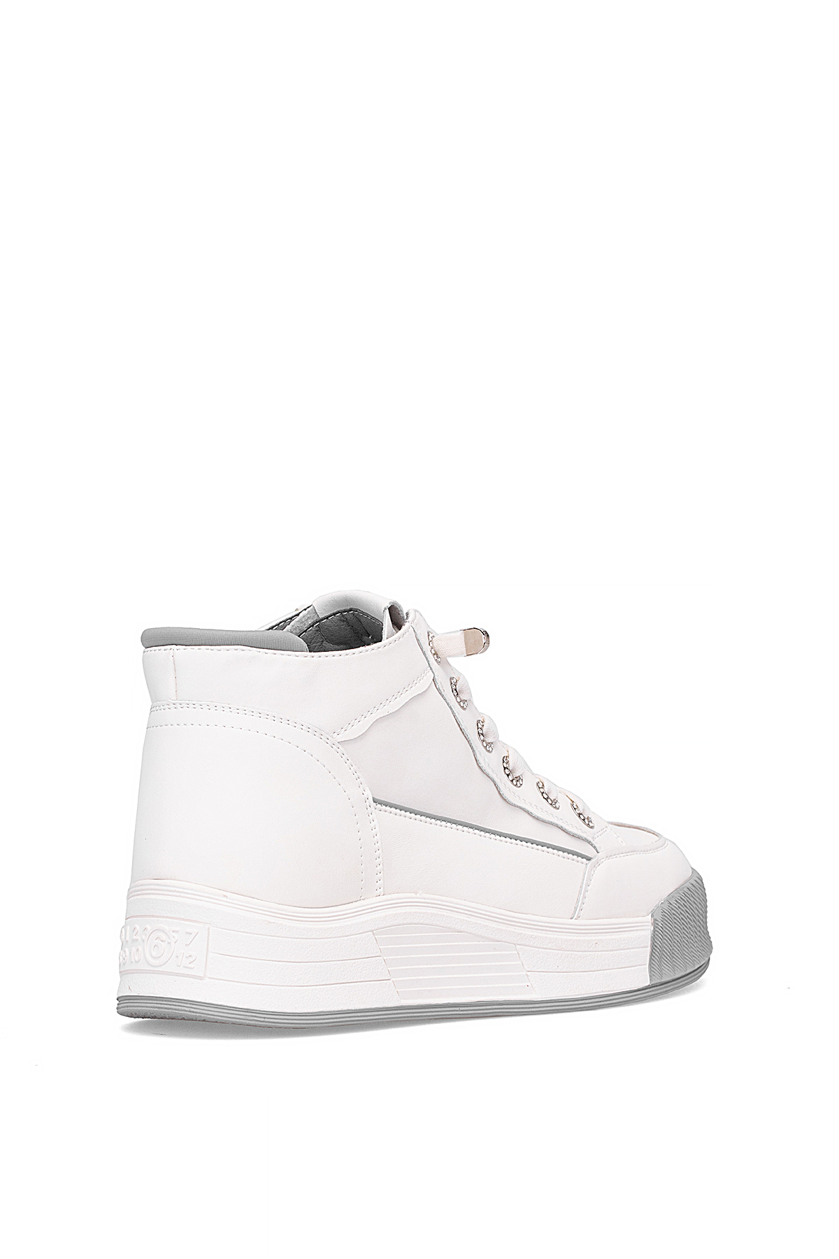 Guja 25K334 Kadın Hakiki Deri Sneaker Bot Gri