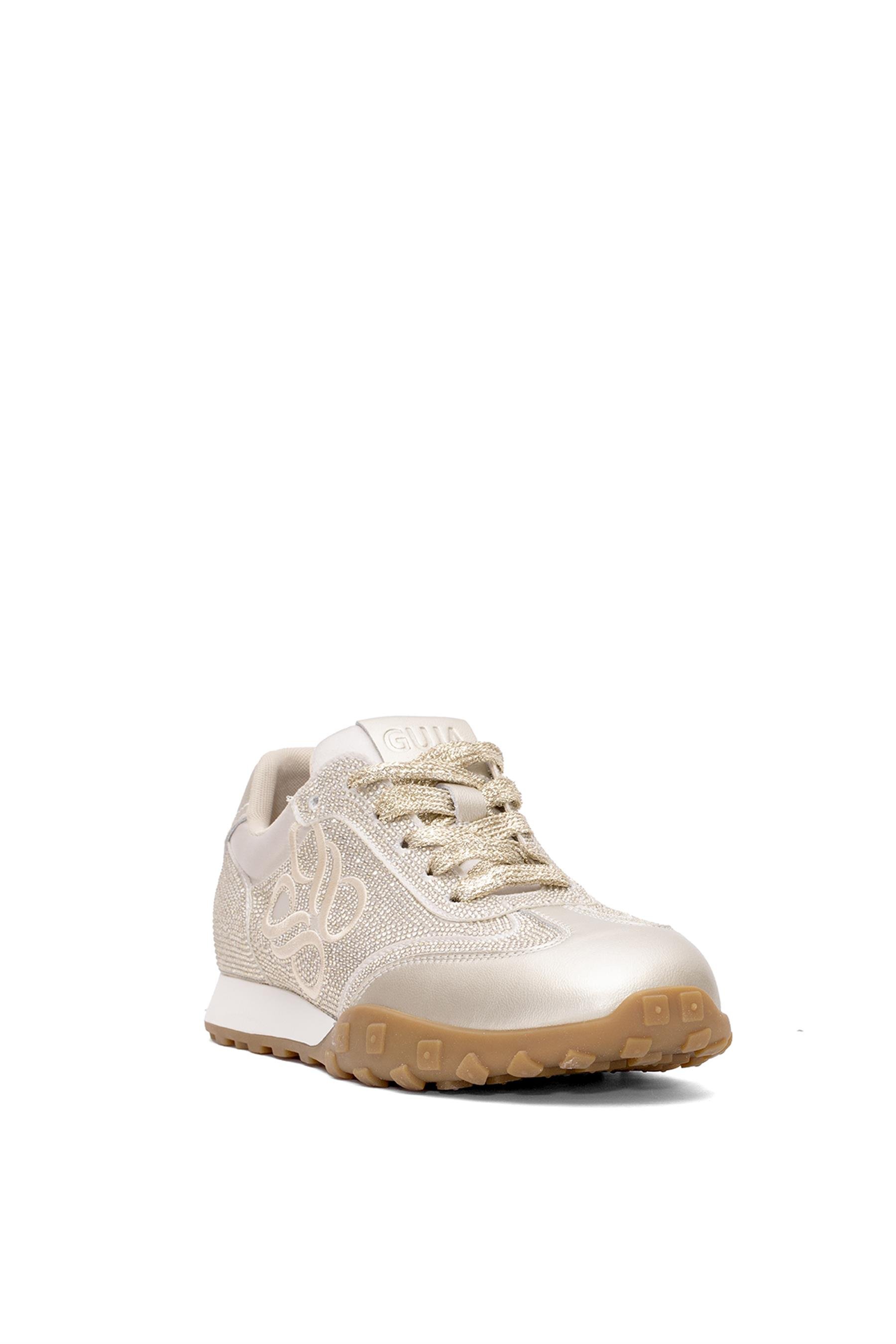 Guja 25Y318 Kadın Taşlı Casual Ayakkabı Altın