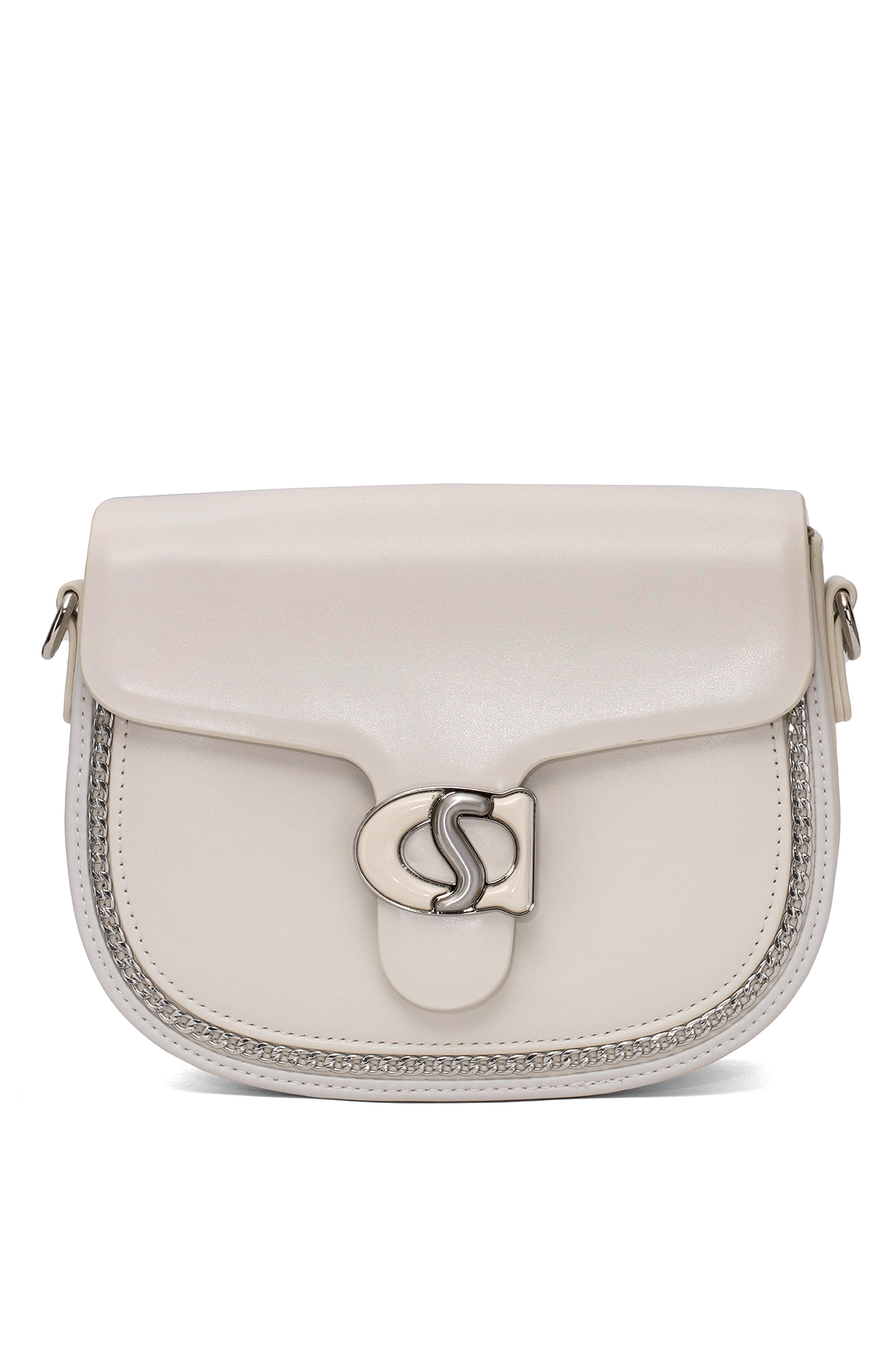 Guja 25YG182 Kadın Omuz Çantası Krem