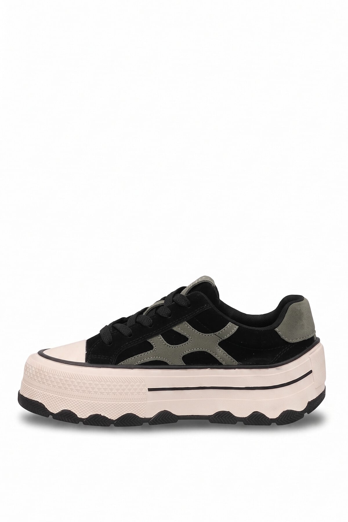 Guja 26BLG366 Kadın Hakiki Deri Klasik Sneaker Siyah
