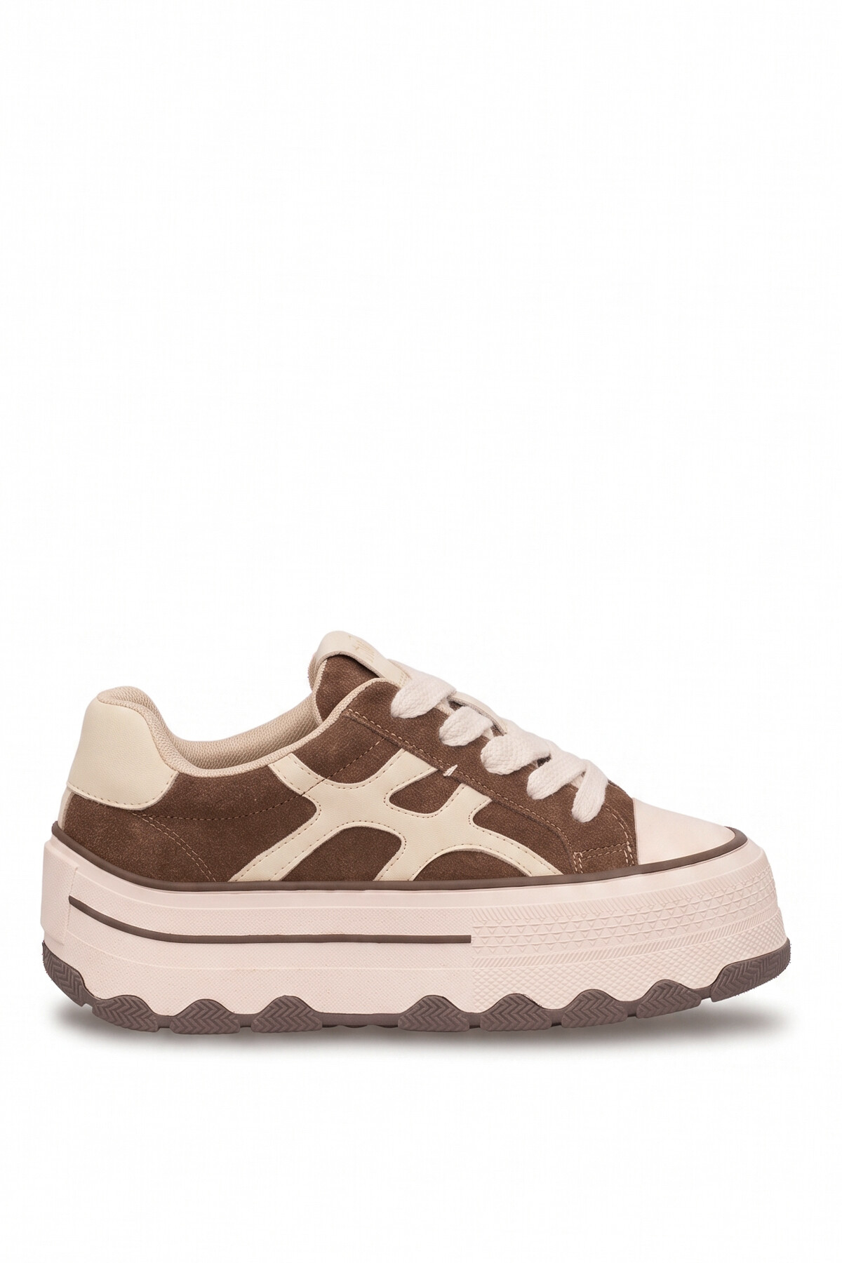 Guja 26BLG366 Kadın Hakiki Deri Klasik Sneaker Camel