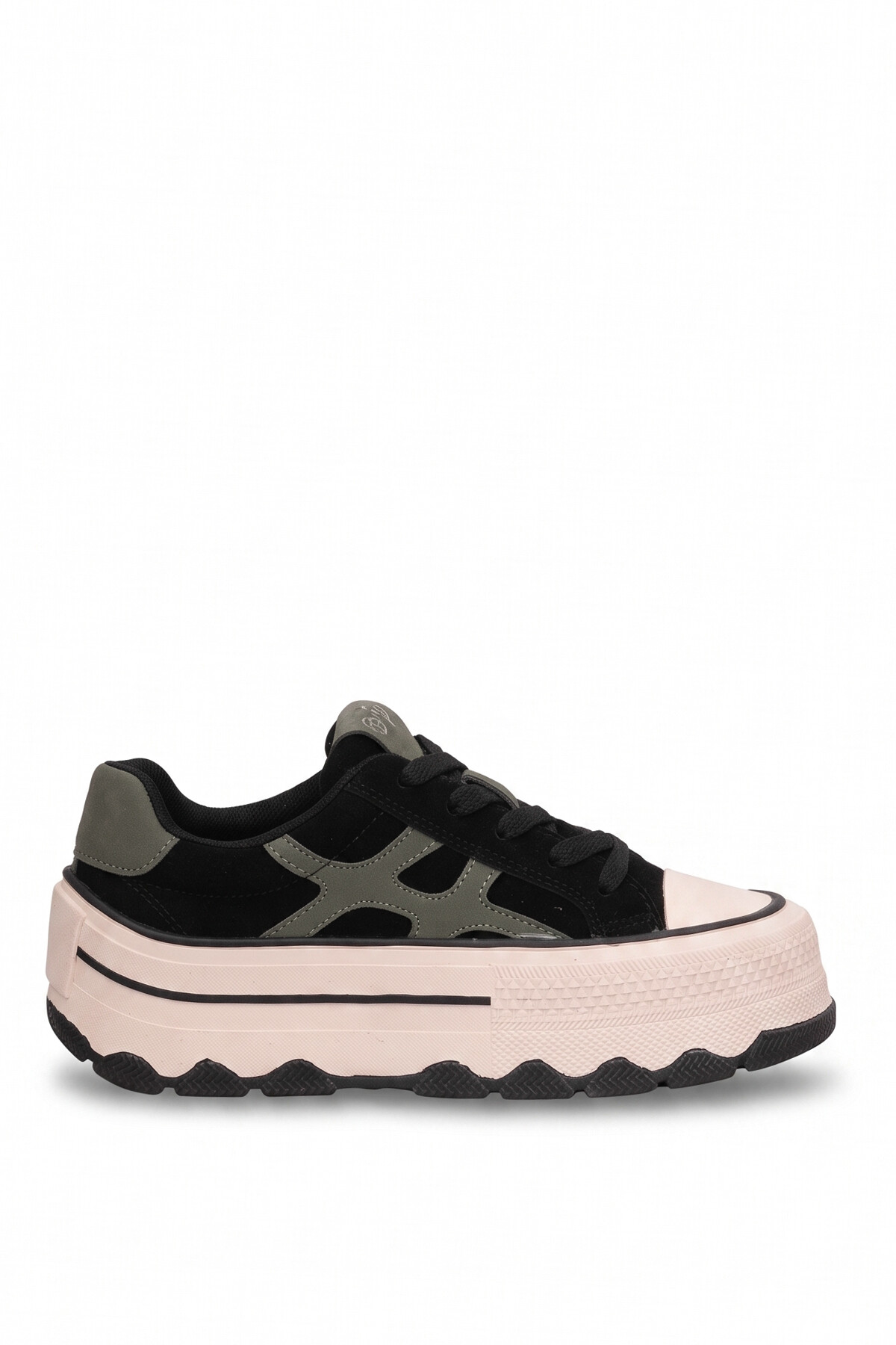 Guja 26BLG366 Kadın Hakiki Deri Klasik Sneaker Siyah