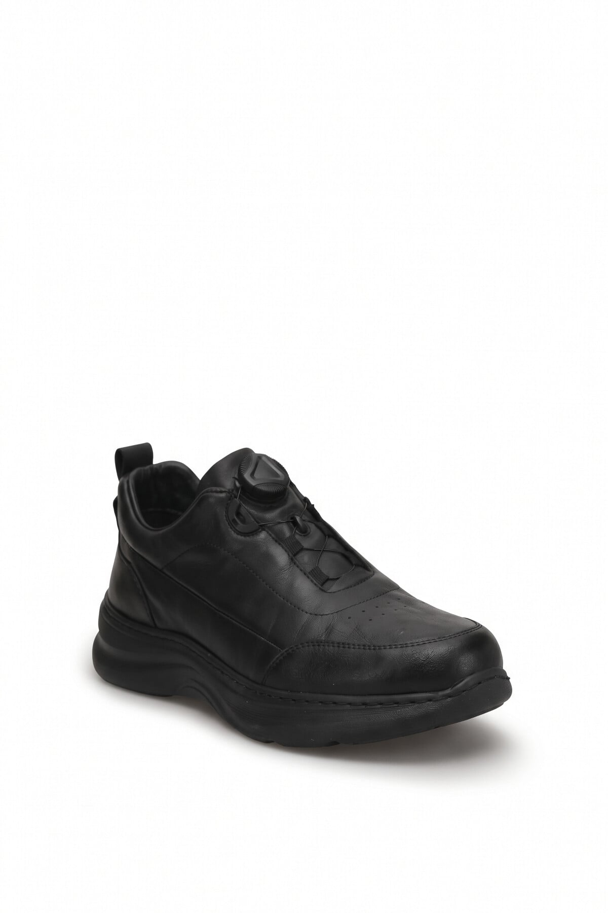 Guja 26BLG5411 Erkek Hakiki Deri Klasik Sneaker Siyah