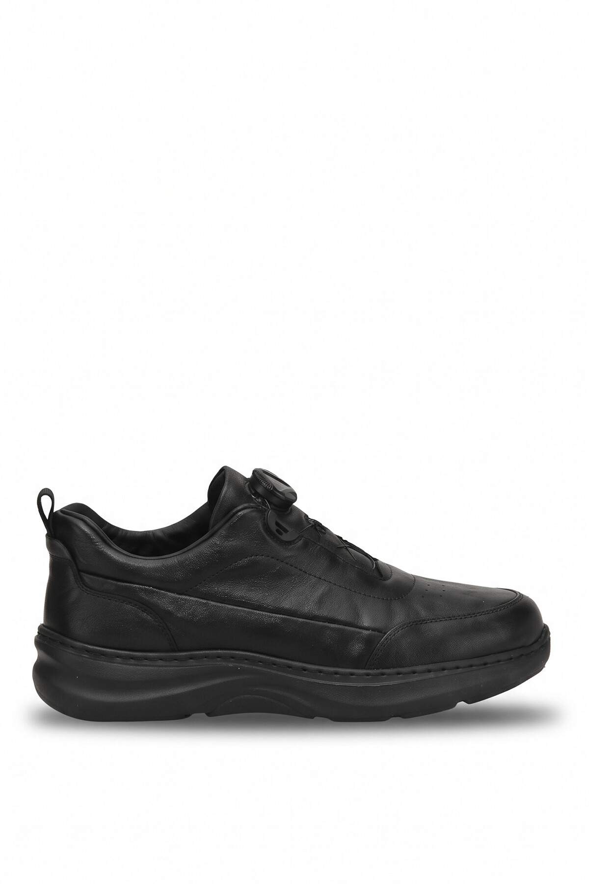 Guja 26BLG5411 Erkek Hakiki Deri Klasik Sneaker Siyah