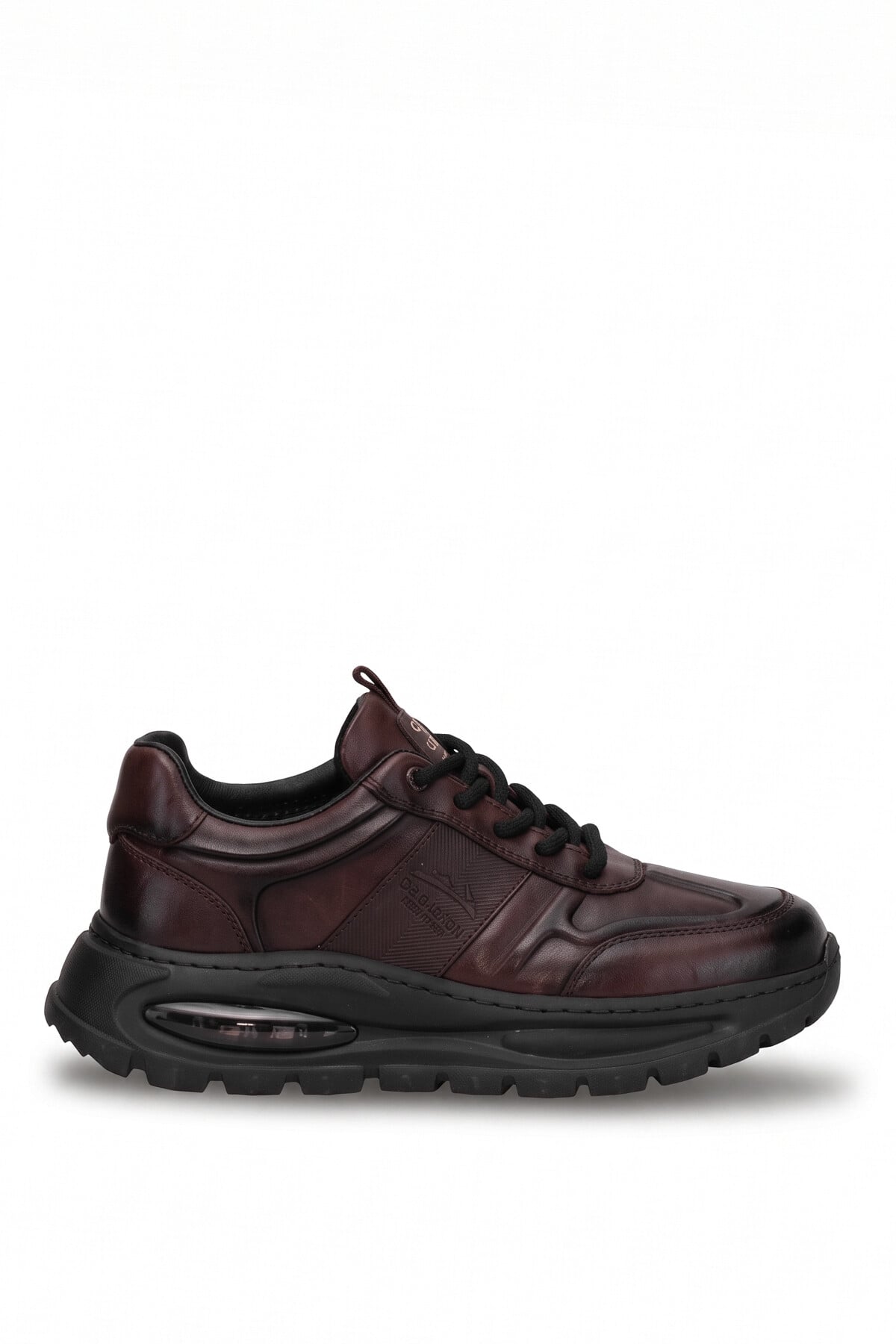 Guja 26BLG548-1 Erkek Hakiki Deri Klasik Sneaker Kahve