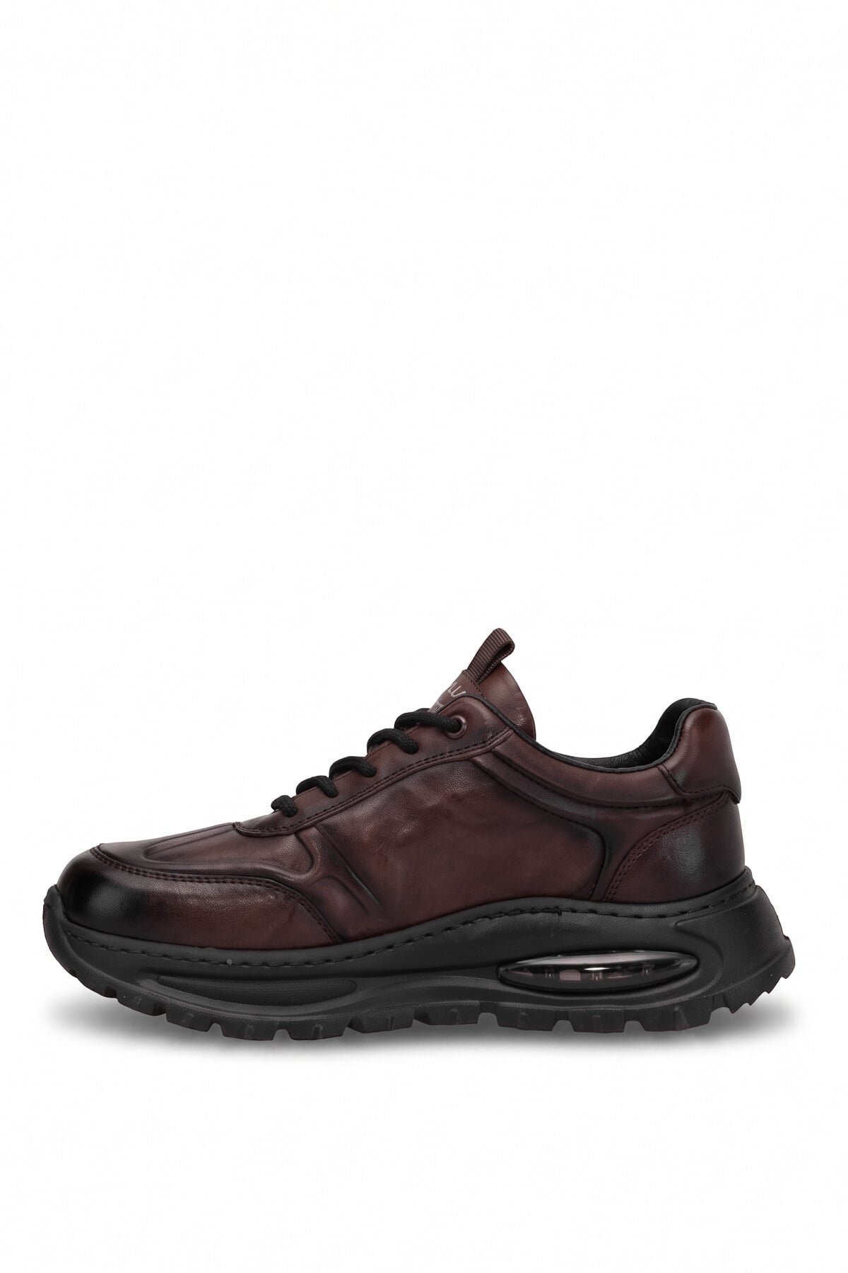 Guja 26BLG548-1 Erkek Hakiki Deri Klasik Sneaker Kahve