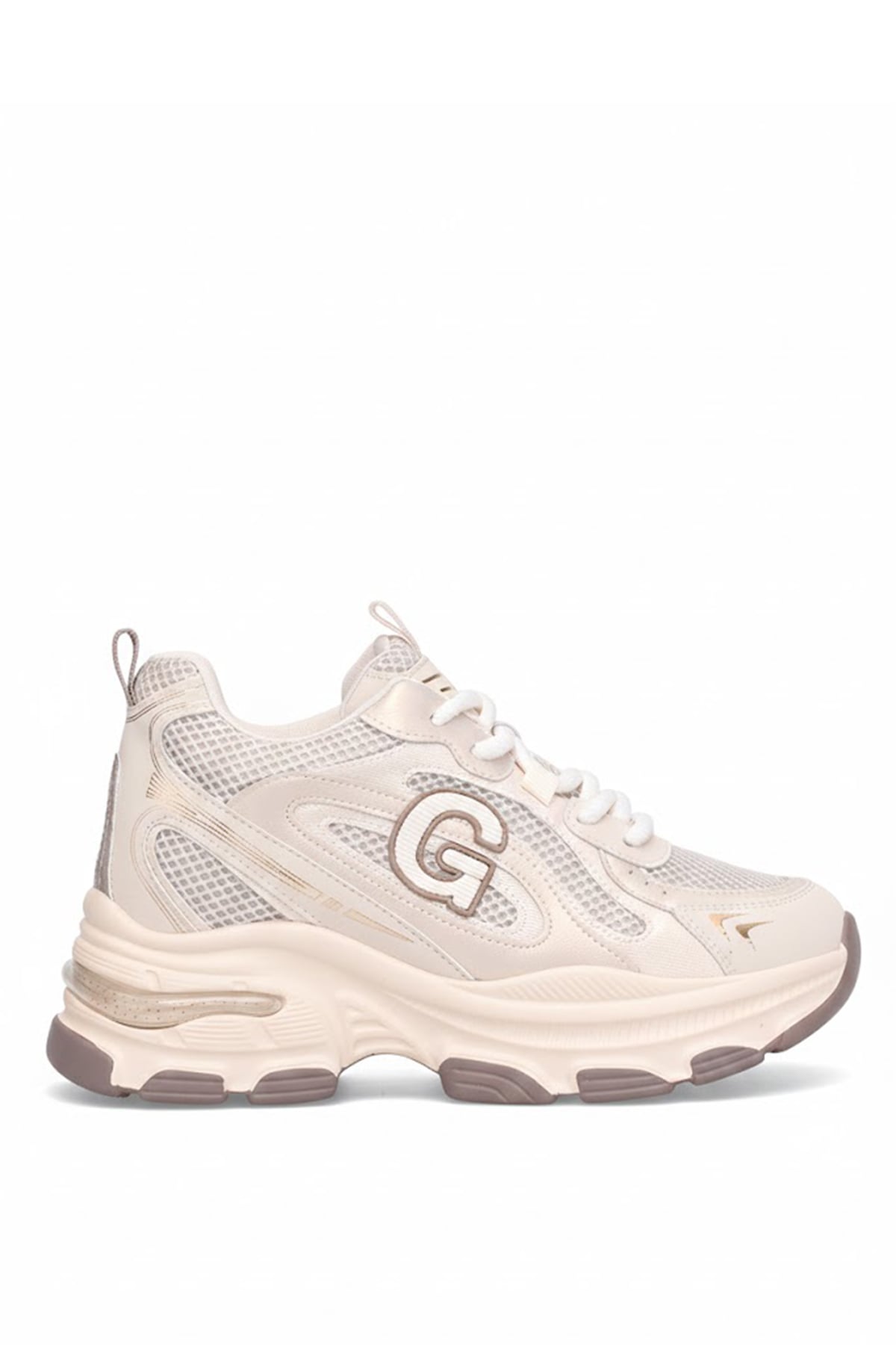 Guja 26Y323 Kadın Klasik Sneaker Bej
