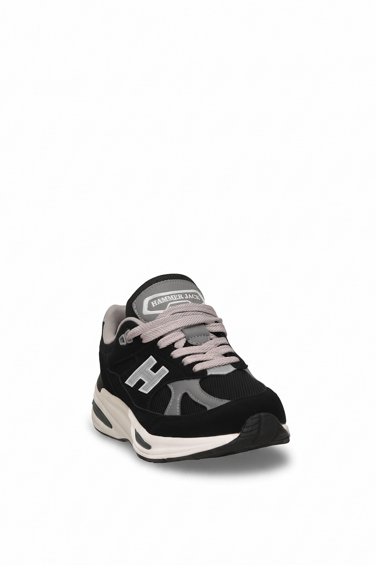 Hammer Jack 101 26568-Z Mustang Kadın Klasik Sneaker Siyah - Gri