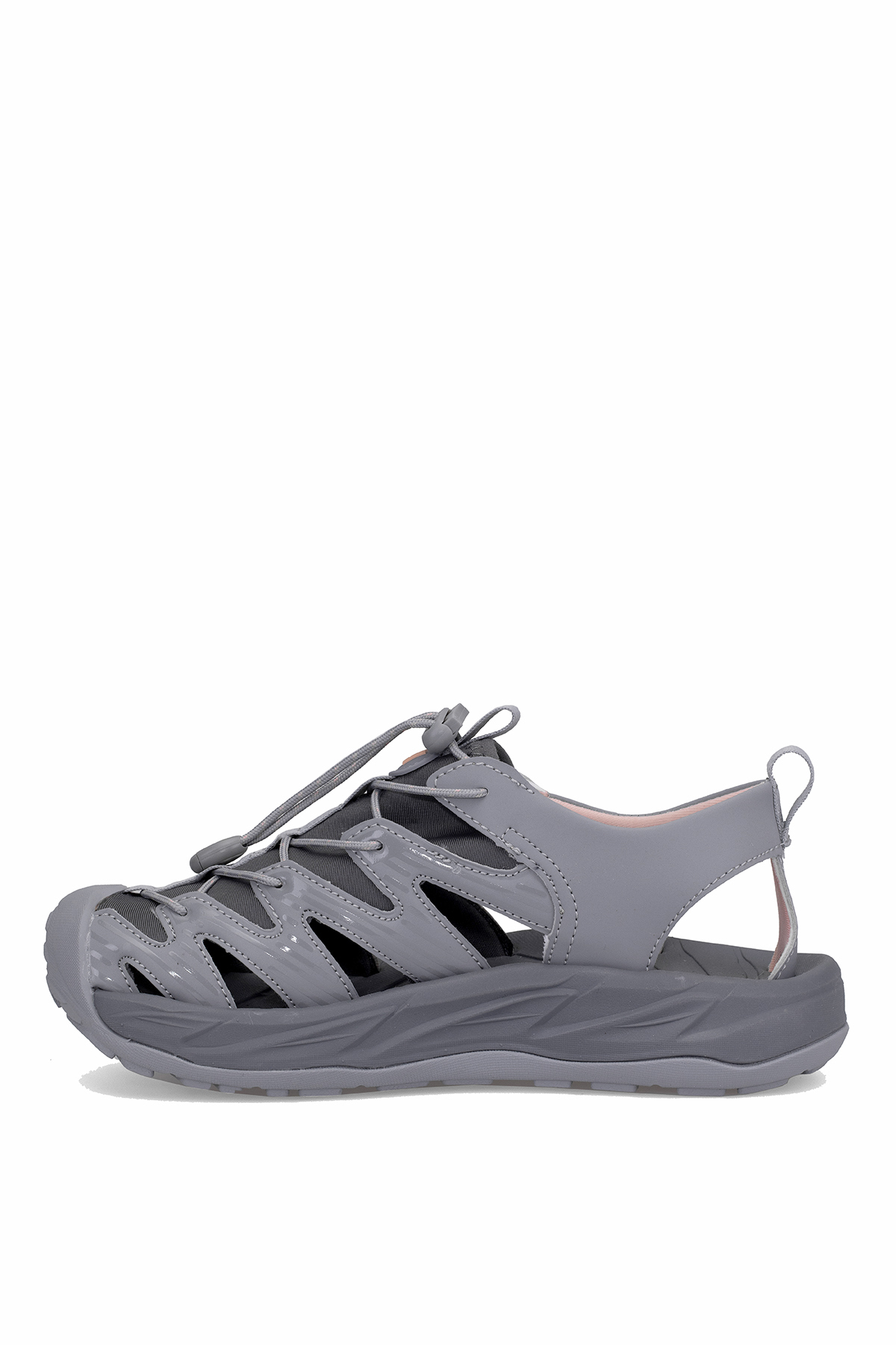 Humtto 152-19241 730508 Kadın Düz Sandalet Gri