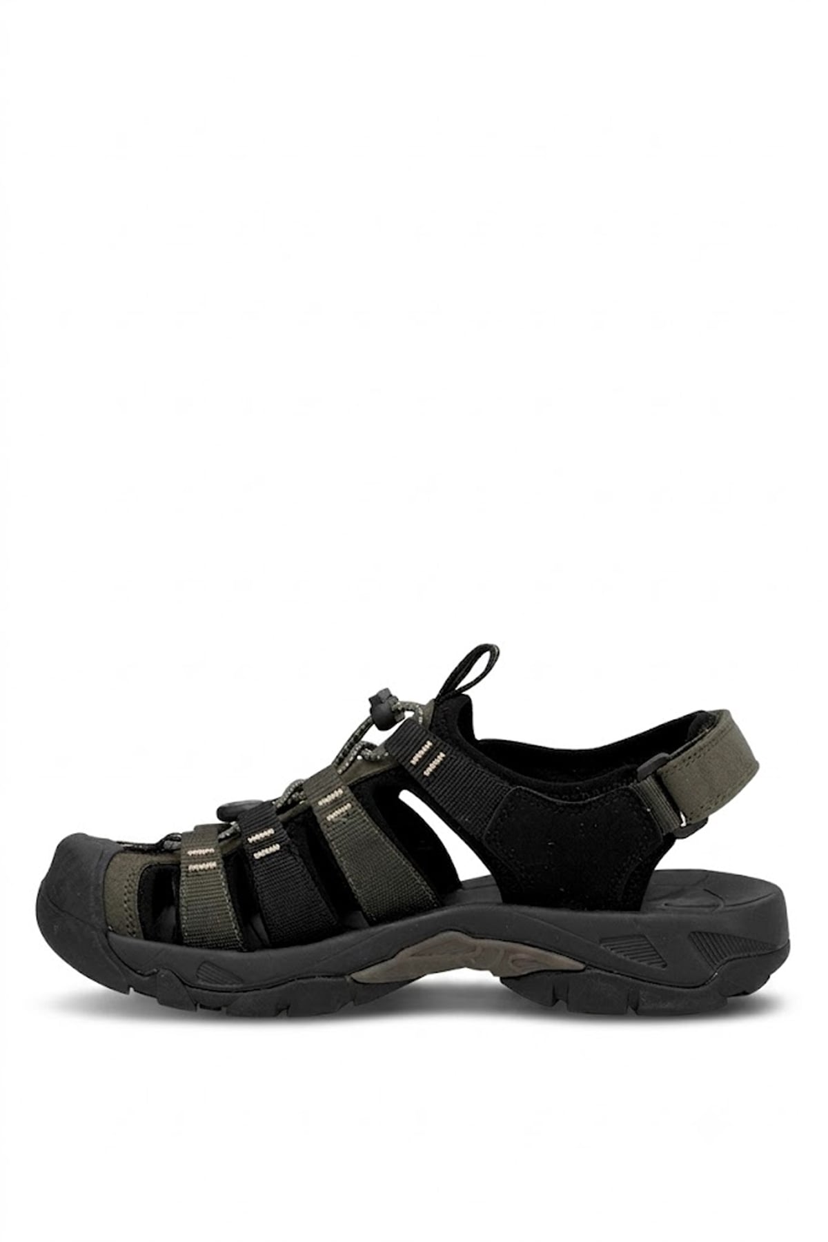 Humtto 152-710445A Erkek Outdoor Sandalet Siyah - Yeşil