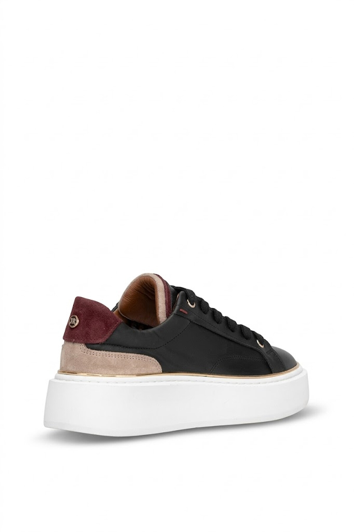 John Richardo 1247 Kadın Hakiki Deri Klasik Sneaker Siyah