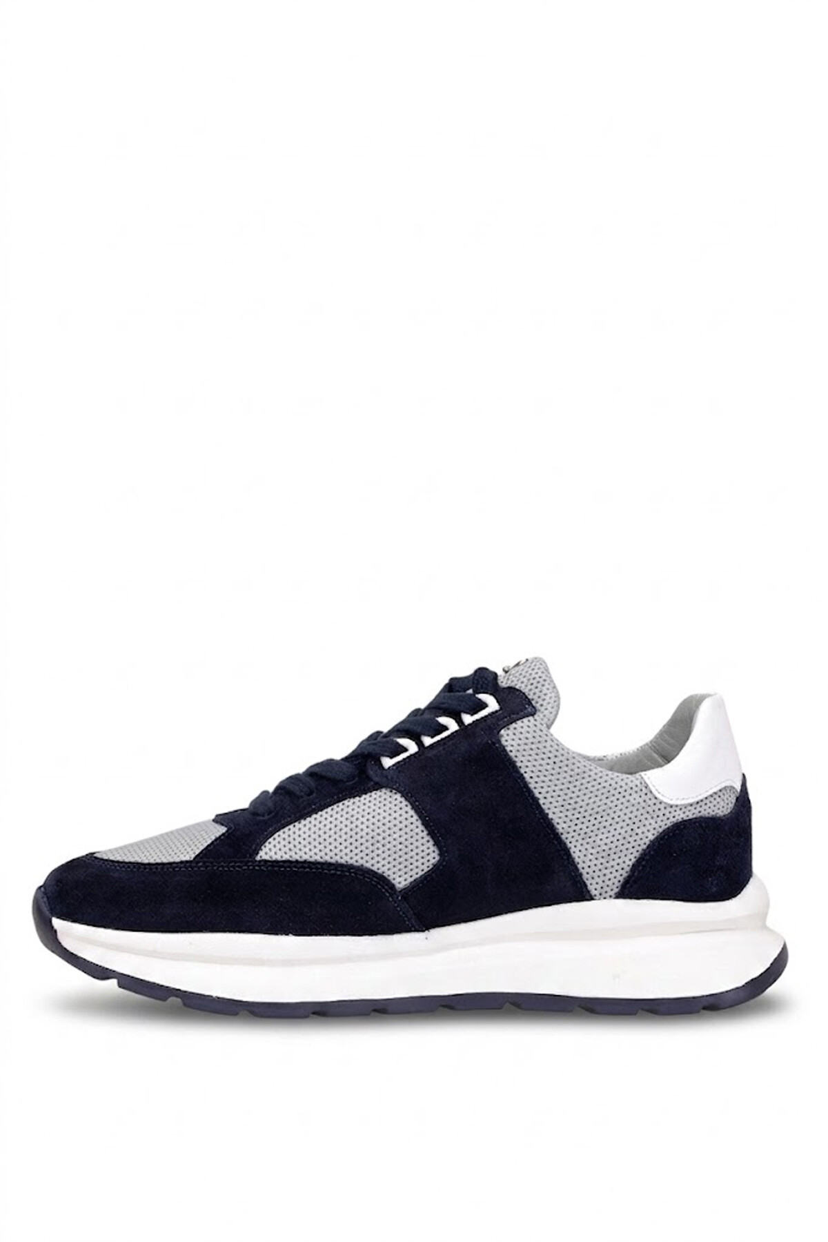 John Richardo 24298 Erkek Hakiki Deri Klasik Sneaker Lacivert