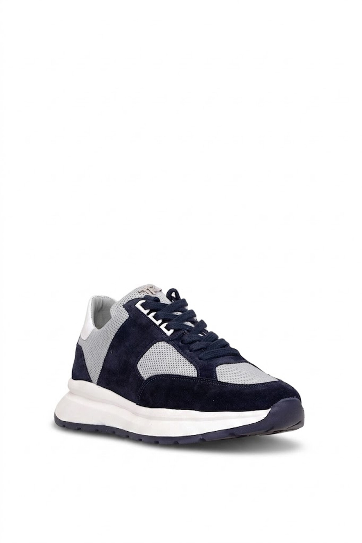 John Richardo 24298 Erkek Hakiki Deri Klasik Sneaker Lacivert