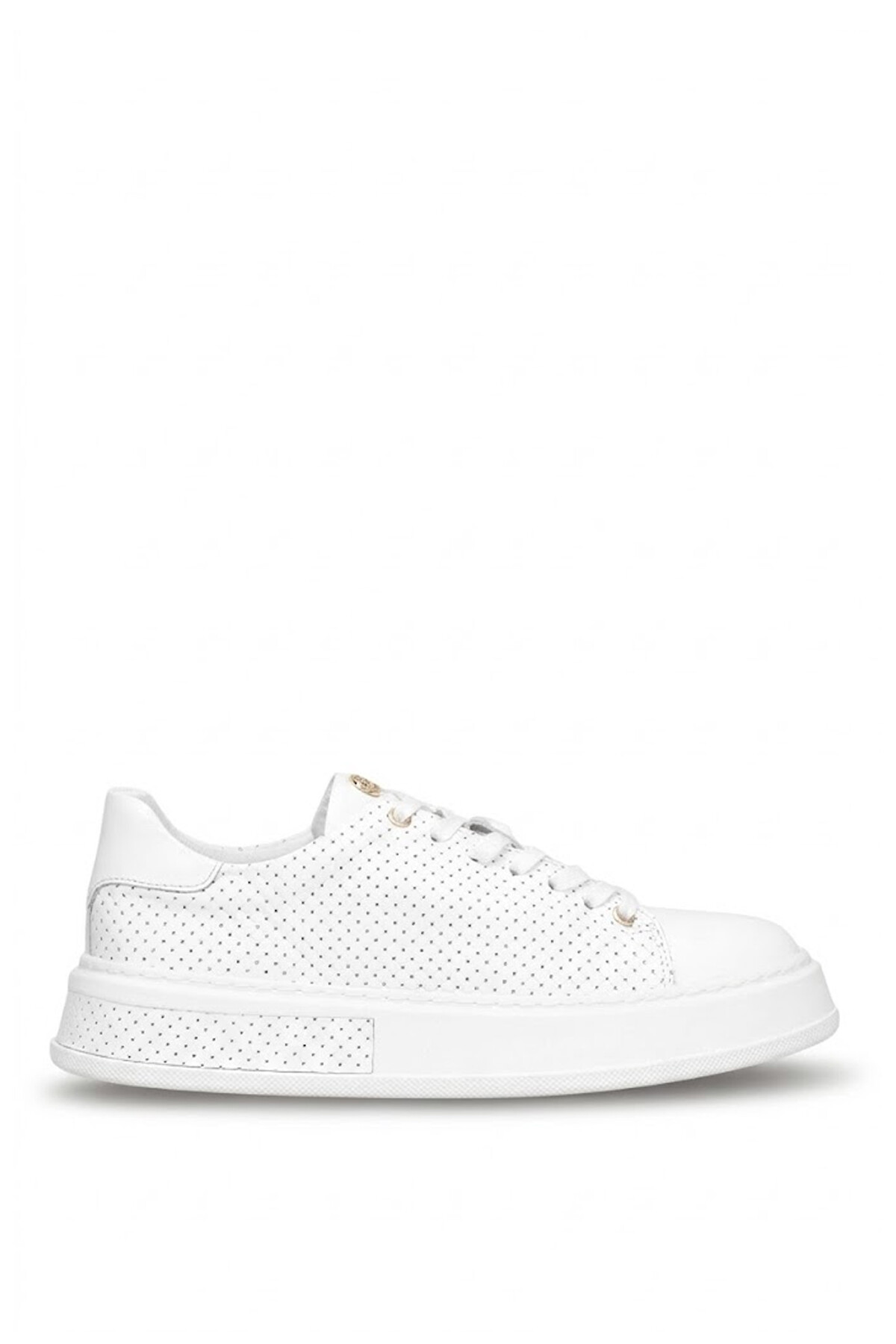John Richardo 24408 Erkek Hakiki Deri Klasik Sneaker Beyaz