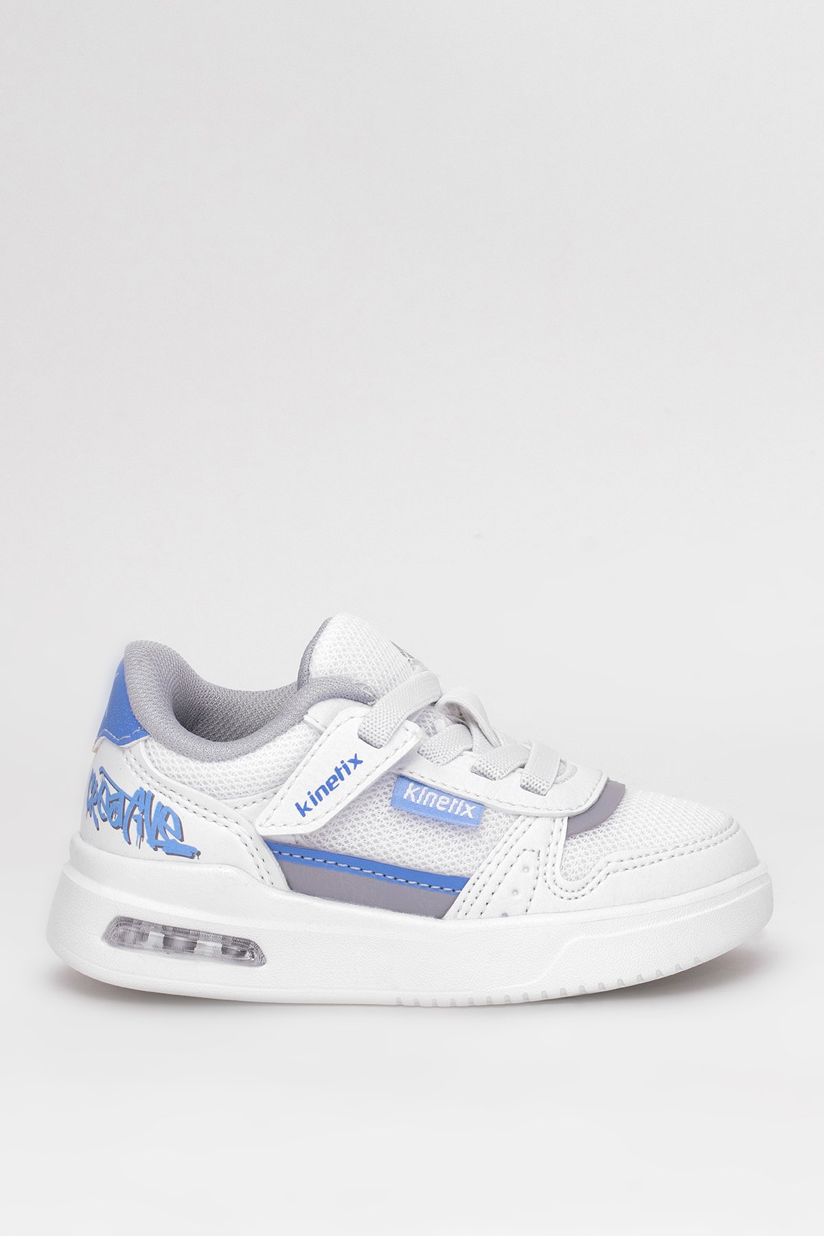 Kinetix 101942642 5P Holge B 5FX Bebe Erkek Çocuk Klasik Sneaker Beyaz - Gri