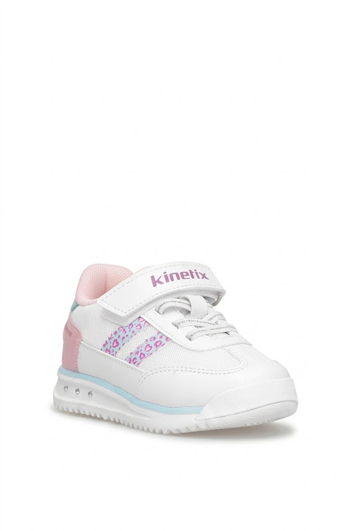 Kinetix 102067247 P Vatros P 6FX Patik Kız Çocuk Klasik Sneaker Beyaz - Pembe