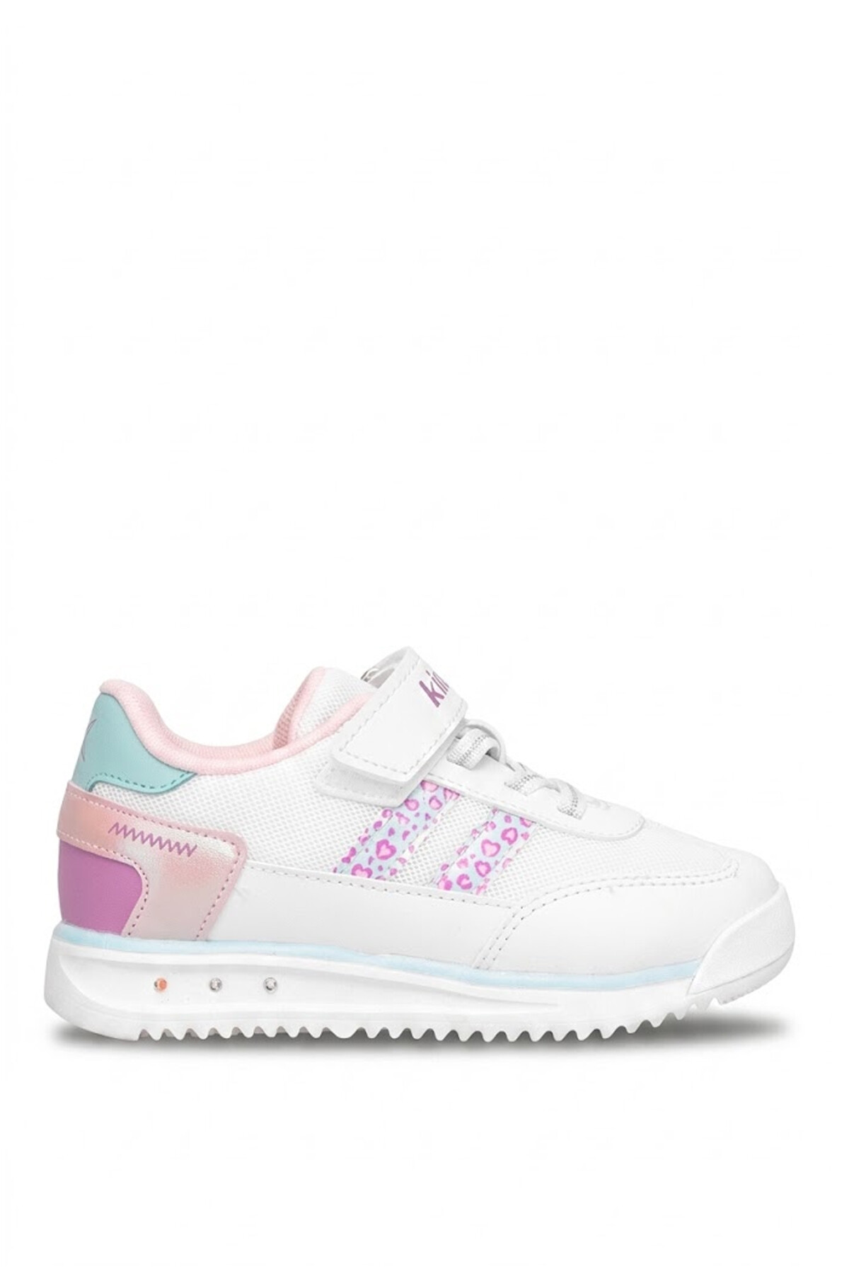 Kinetix 102067247 P Vatros P 6FX Patik Kız Çocuk Klasik Sneaker Beyaz - Pembe