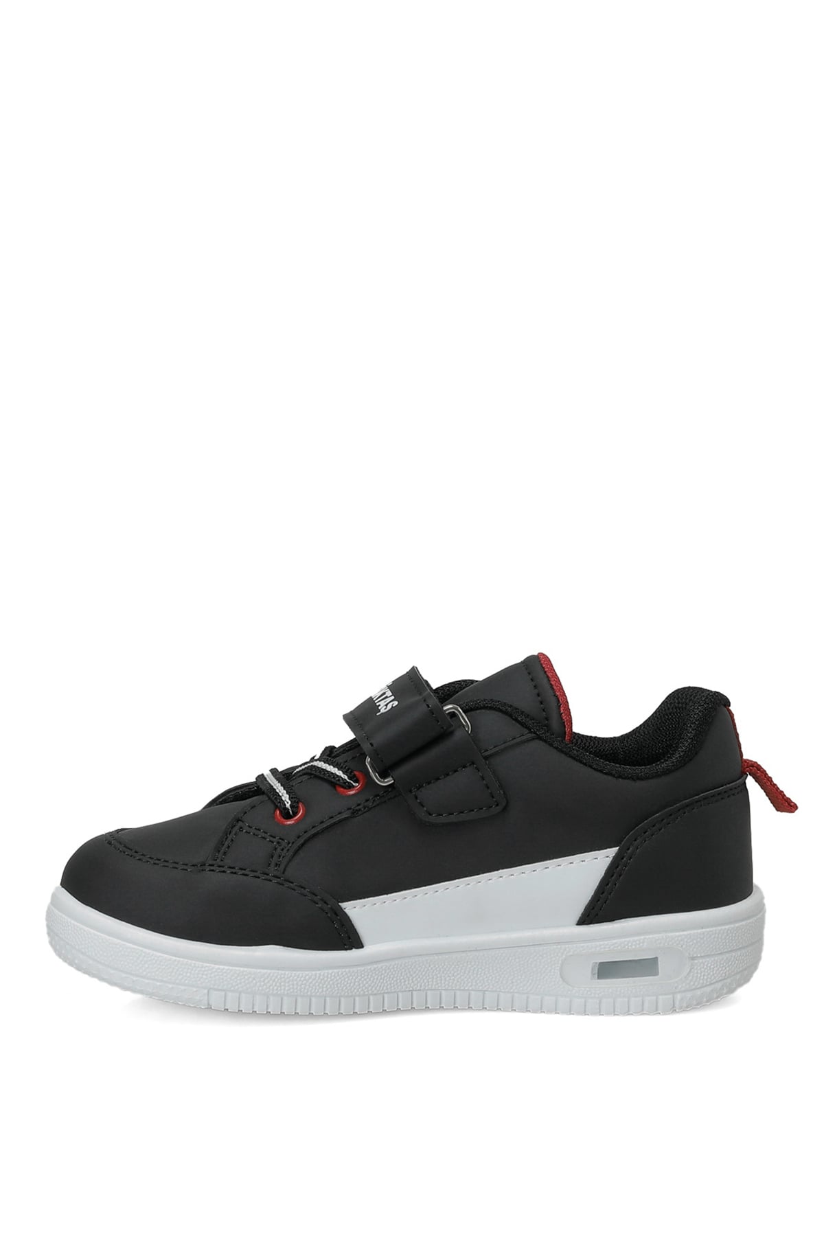 Kinetix 102694521 6F Enfance PU BJK P 6PR Patik Erkek Çocuk Işıklı Klasik Sneaker Siyah
