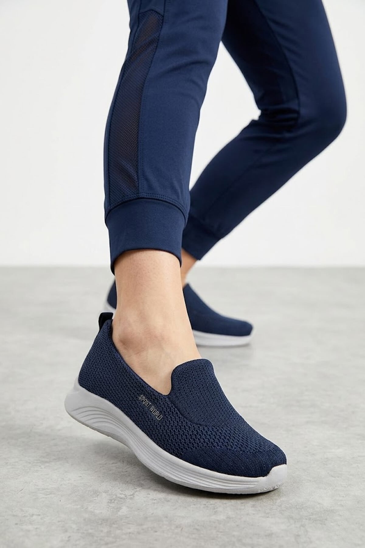 King Paolo H5182 Cips Krakers Kadın Memory Foam Klasik Sneaker Lacivert