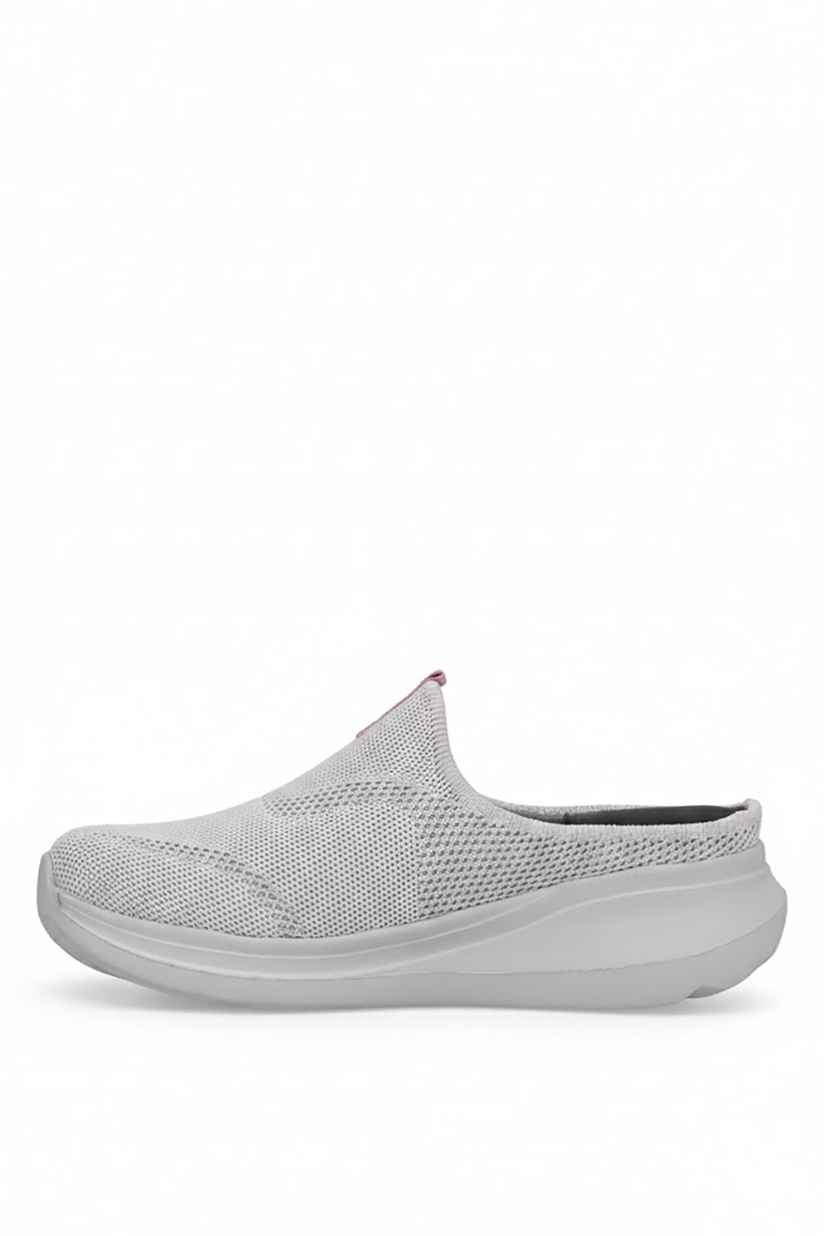 King Paolo K5221 Alabanda Kadın Memory Foam Sabo Terlik Gri
