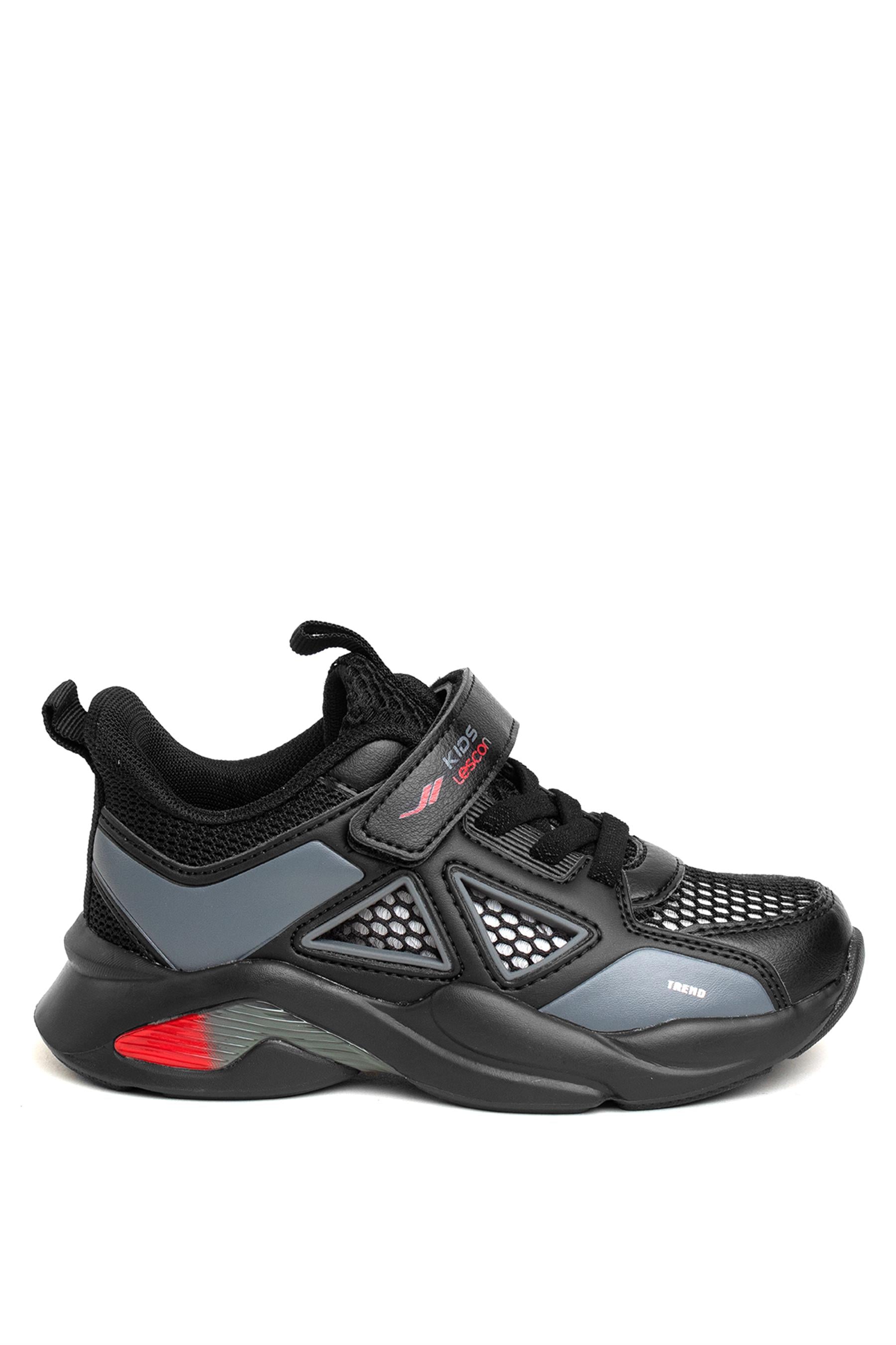 Lescon 24BAC00PUZLF Puzzle Erkek Klasik Sneaker Siyah