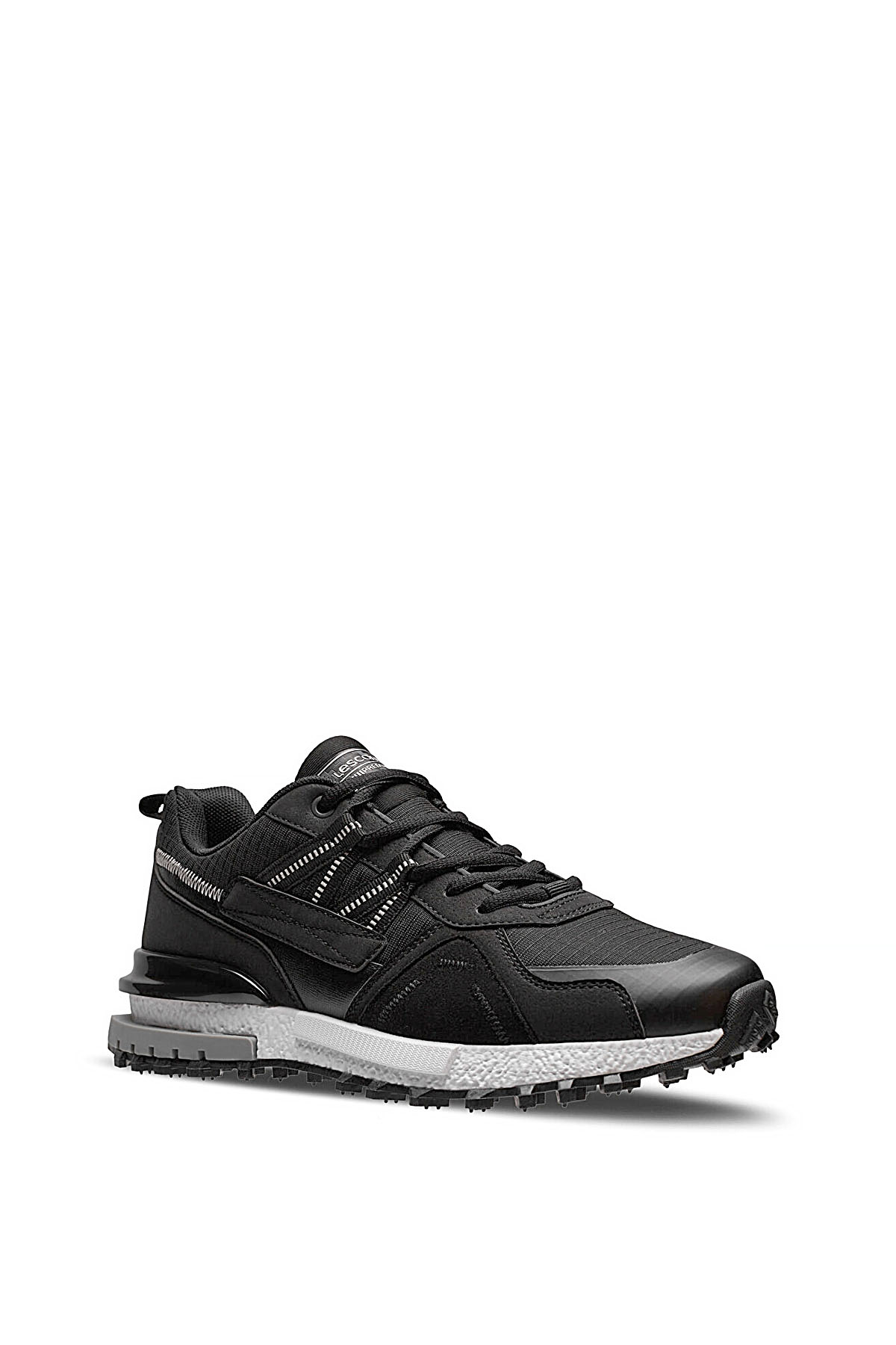 Lescon 25NAE00CSMSM Cosmos Walking Erkek Klasik Sneaker Siyah