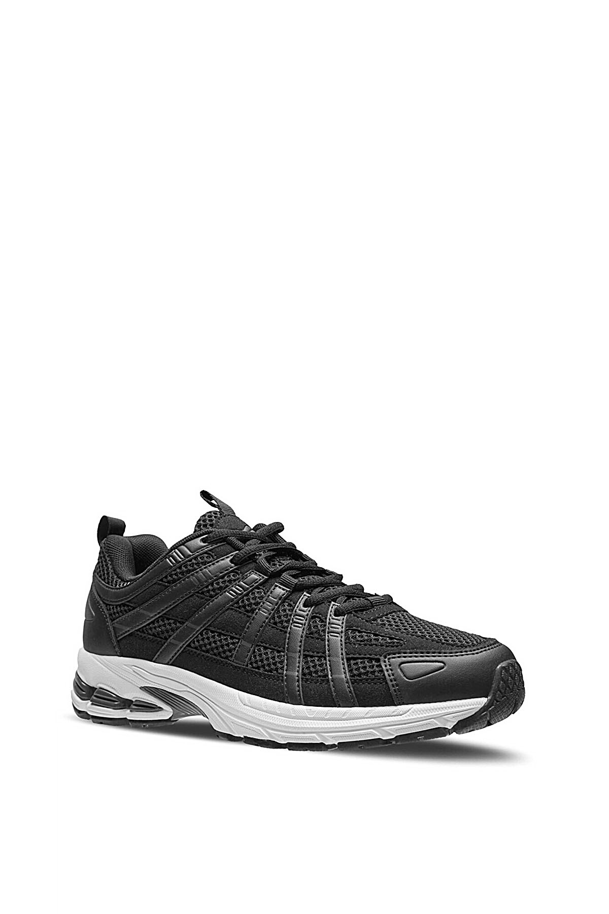 Lescon 25NAE00PAERM Pace Runner Erkek Klasik Sneaker Siyah