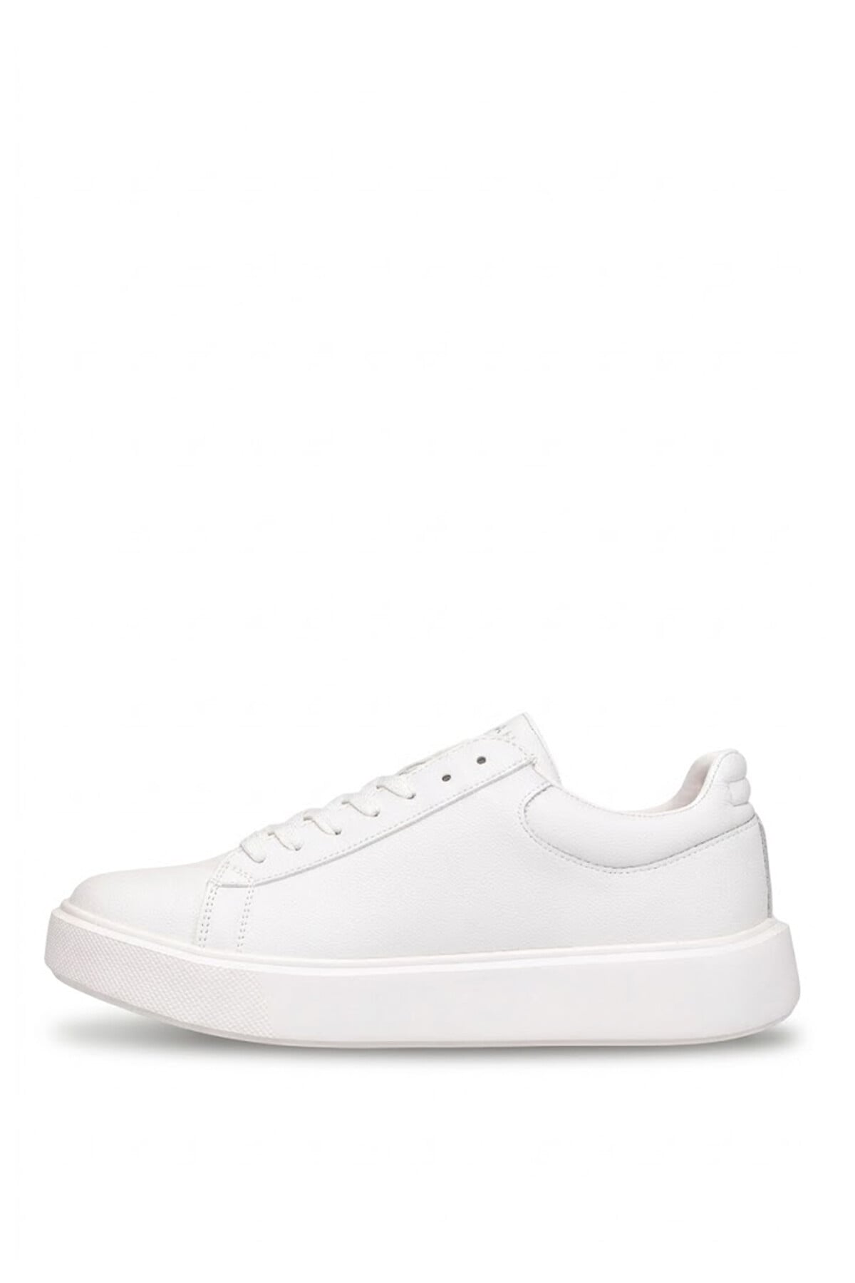 Lufian 111230290 Ryan Erkek Hakiki Deri Klasik Sneaker Beyaz