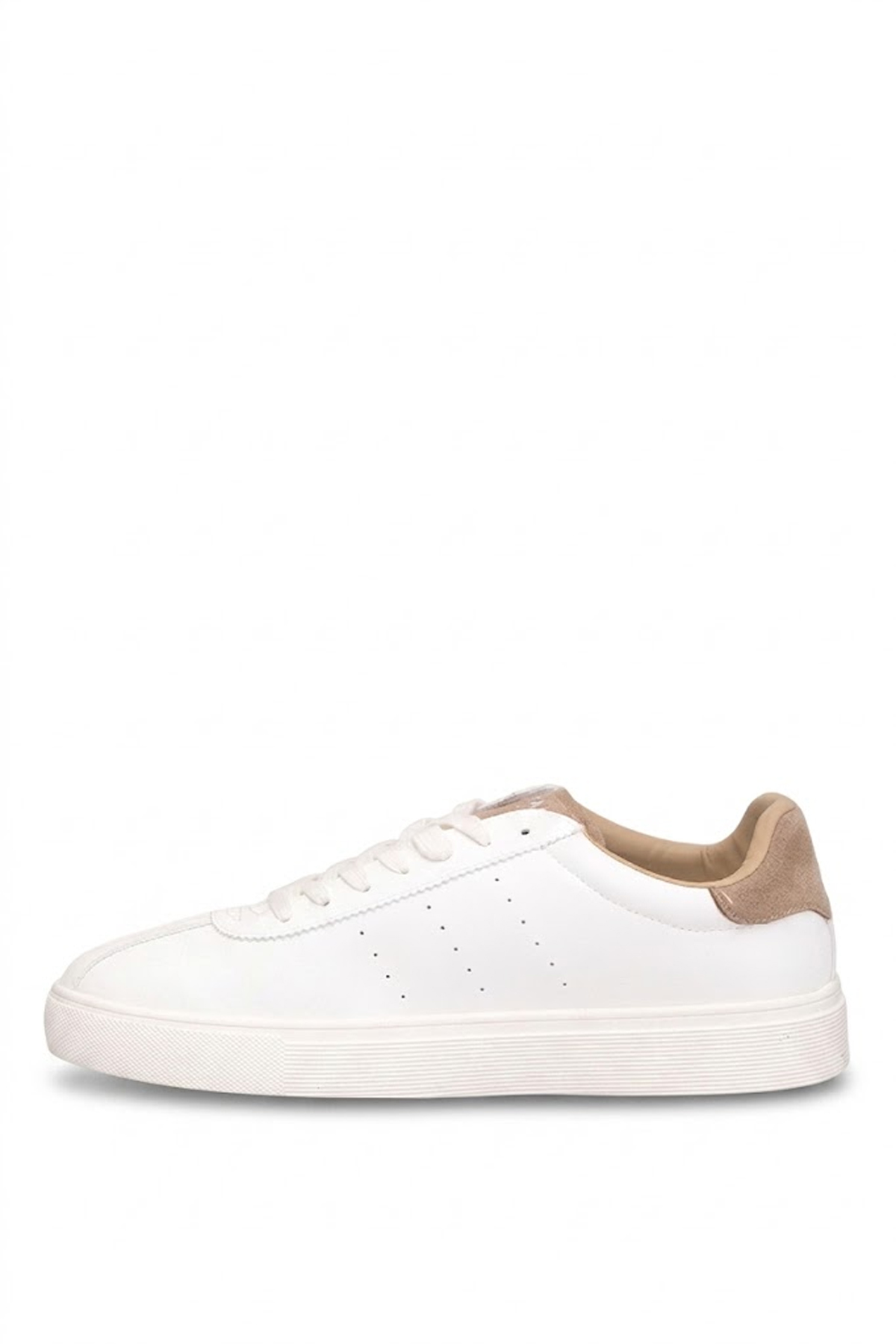 Lufian 111230293 Paul Erkek Hakiki Deri Klasik Sneaker Beyaz