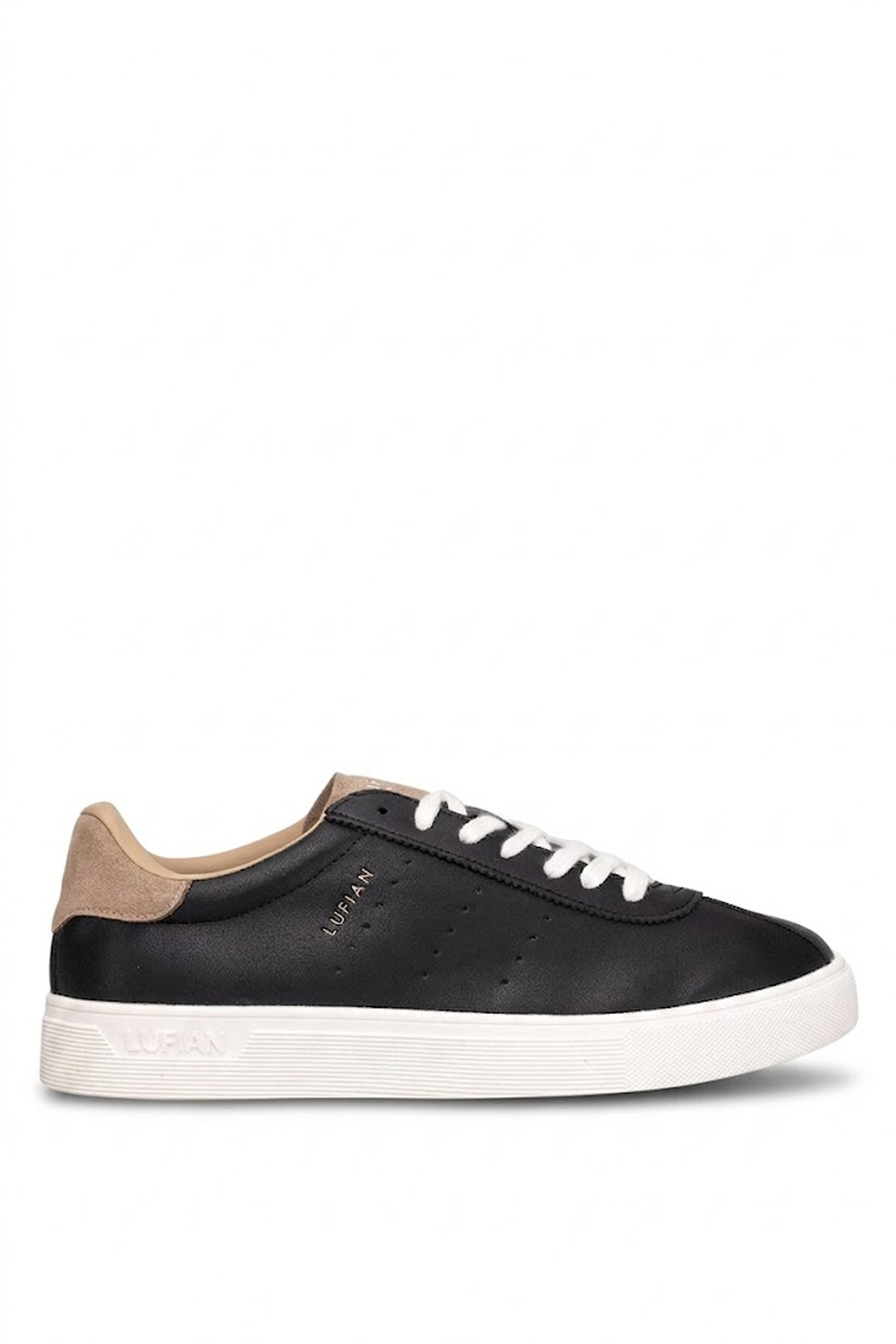 Lufian 111230293 Paul Erkek Hakiki Deri Klasik Sneaker Siyah