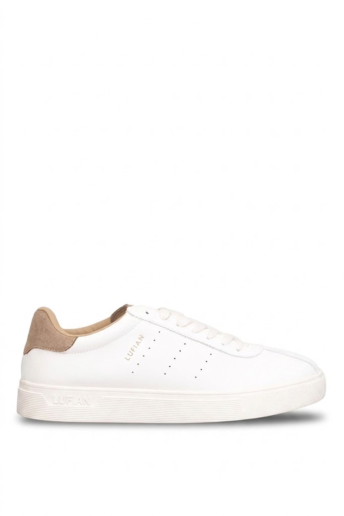 Lufian 111230293 Paul Erkek Hakiki Deri Klasik Sneaker Beyaz