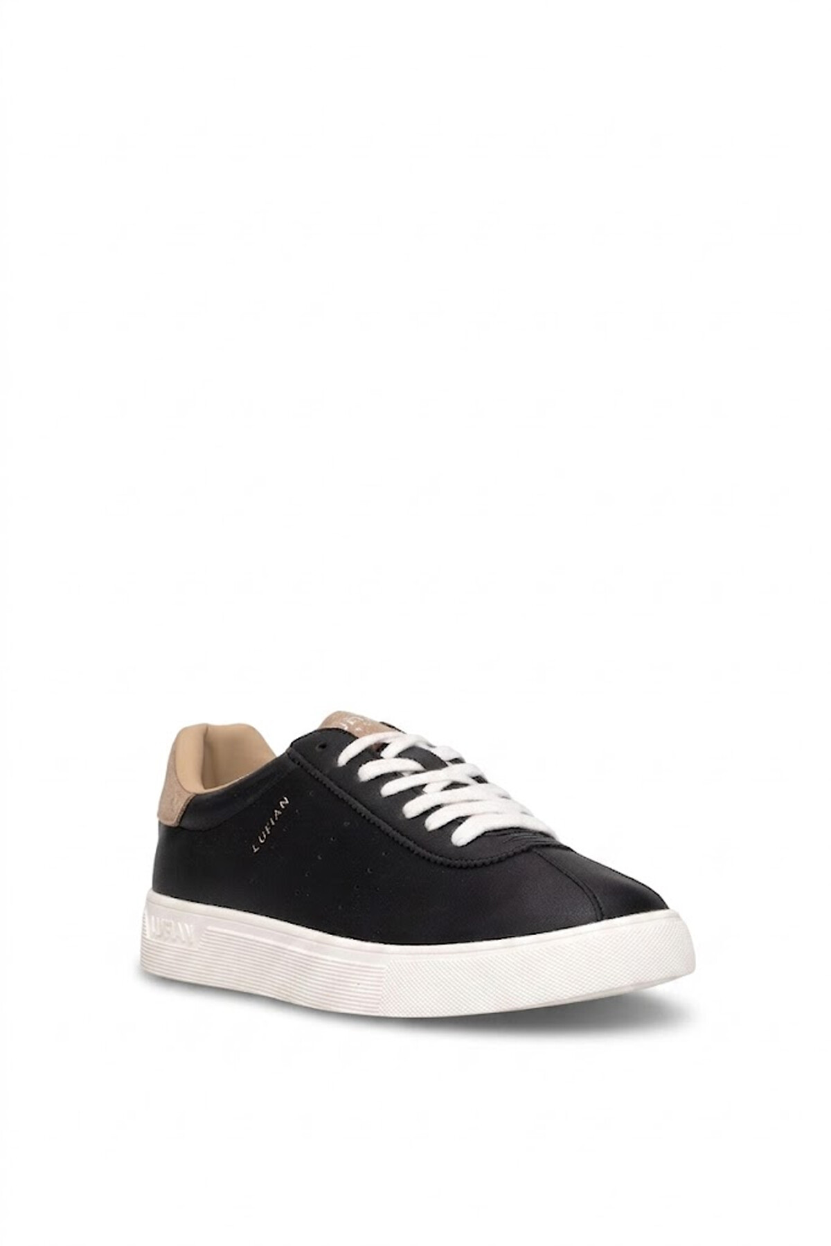Lufian 111230293 Paul Erkek Hakiki Deri Klasik Sneaker Siyah