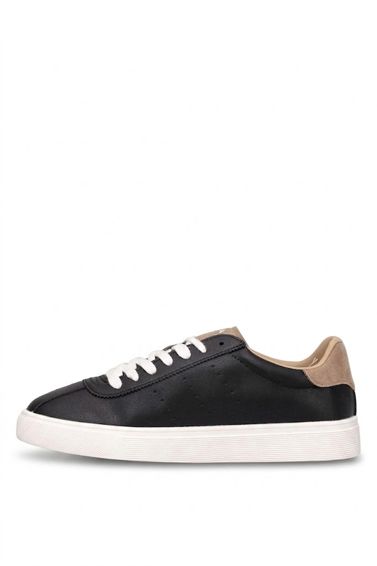 Lufian 111230293 Paul Erkek Hakiki Deri Klasik Sneaker Siyah