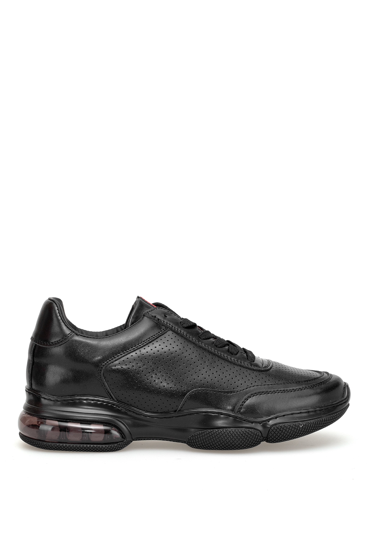 Lufian 111230301 Luke Erkek Hakiki Deri Klasik Sneaker Siyah