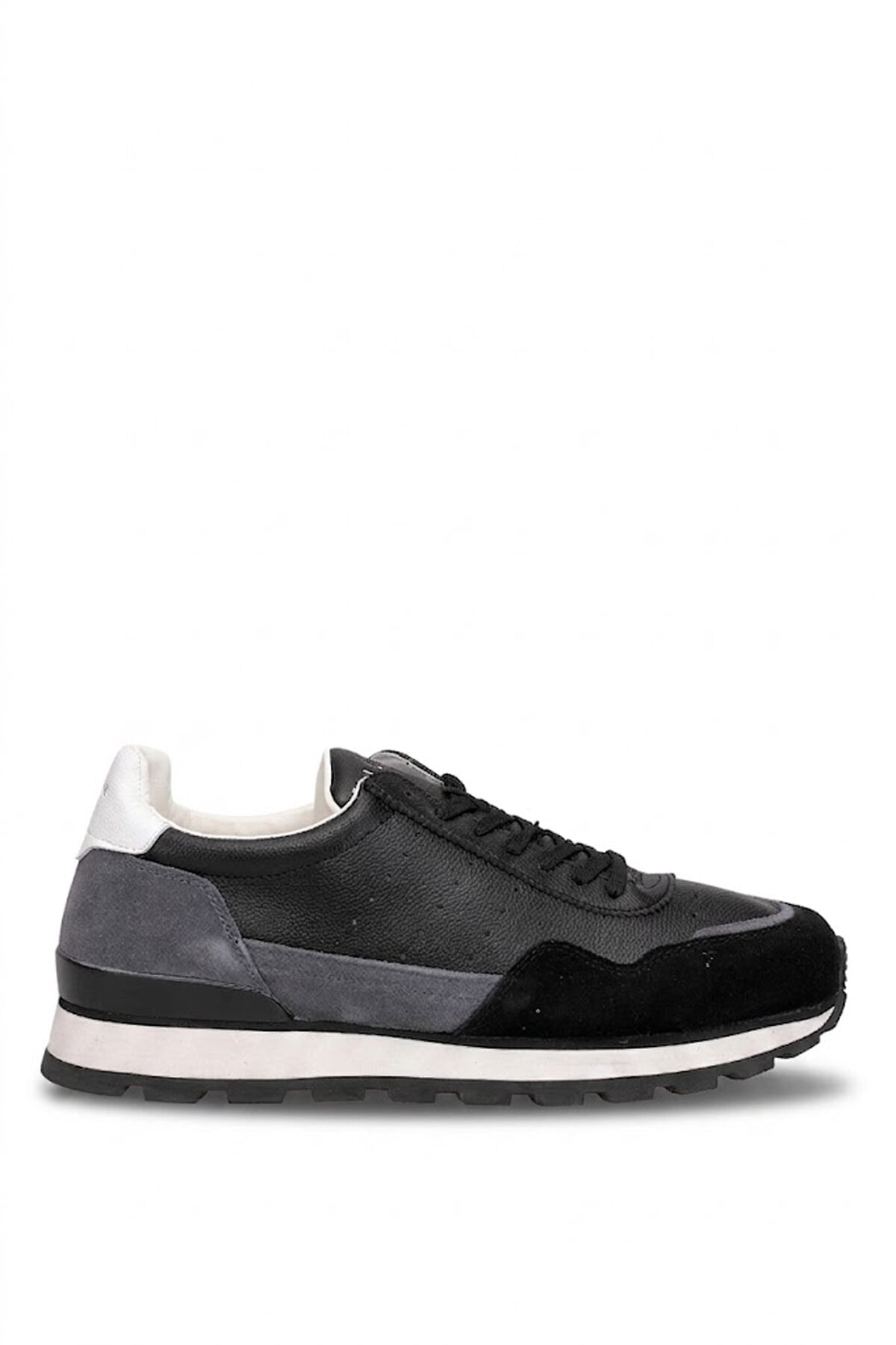 Lufian 111230302 Leo Erkek Hakiki Deri Klasik Sneaker Siyah