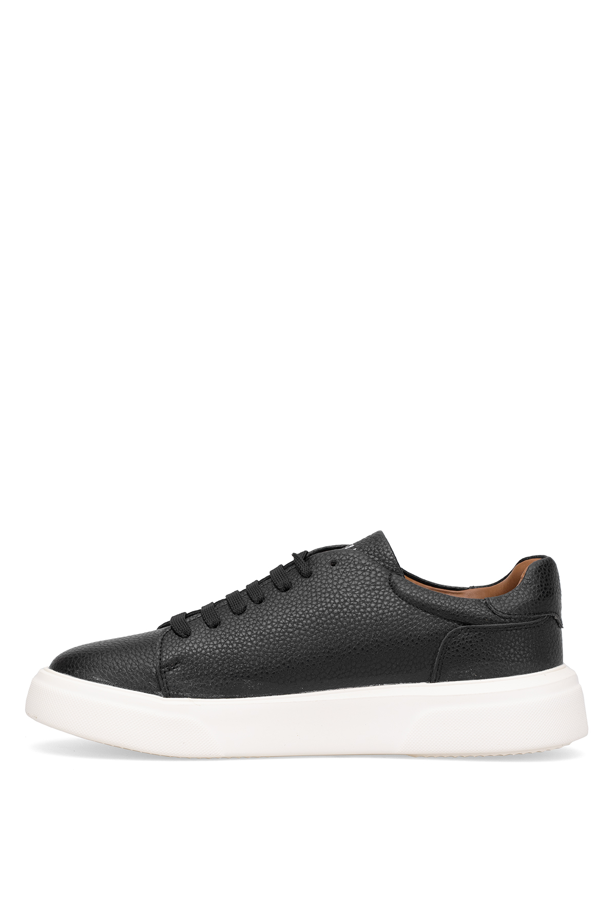 Lufian 112230222 Tommy 25K Erkek Hakiki Deri Klasik Sneaker Siyah