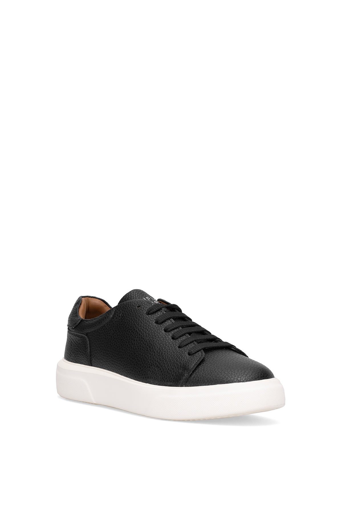 Lufian 112230222 Tommy 25K Erkek Hakiki Deri Klasik Sneaker Siyah