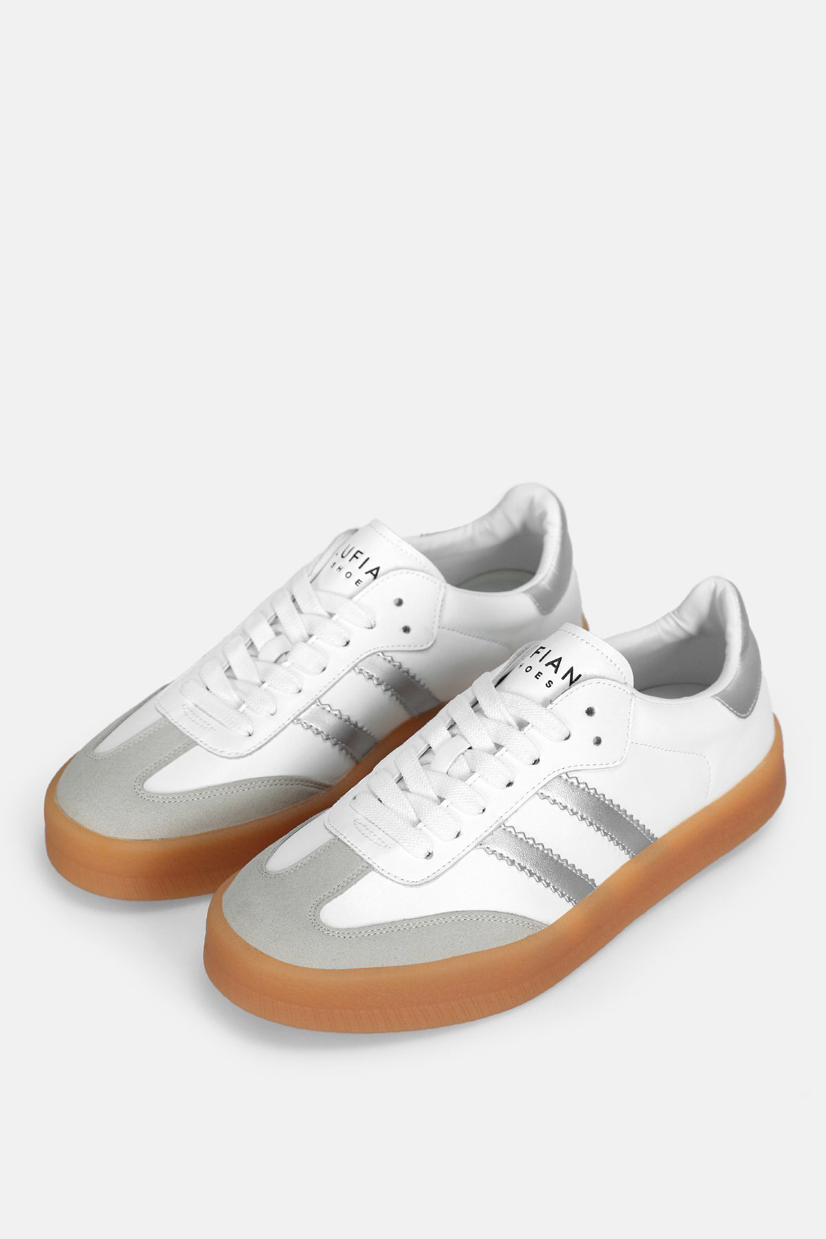 Lufian 112230234 David 25K Erkek Hakiki Deri Klasik Sneaker Beyaz
