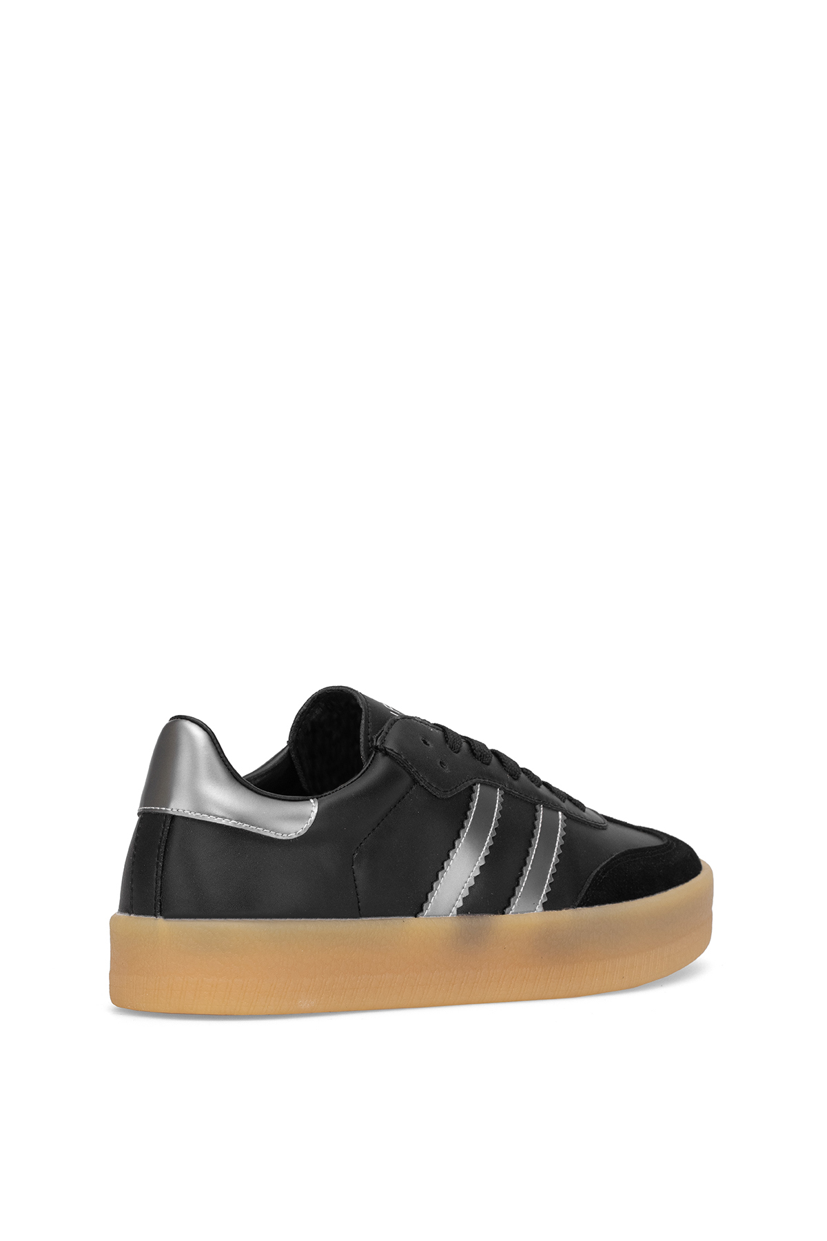 Lufian 112230234 David 25K Erkek Hakiki Deri Klasik Sneaker Siyah
