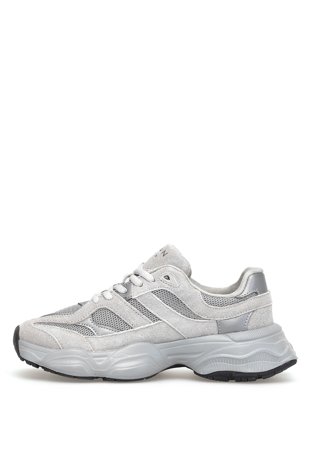 Lufian 112230240 Mark Erkek Hakiki Deri Klasik Sneaker Gri