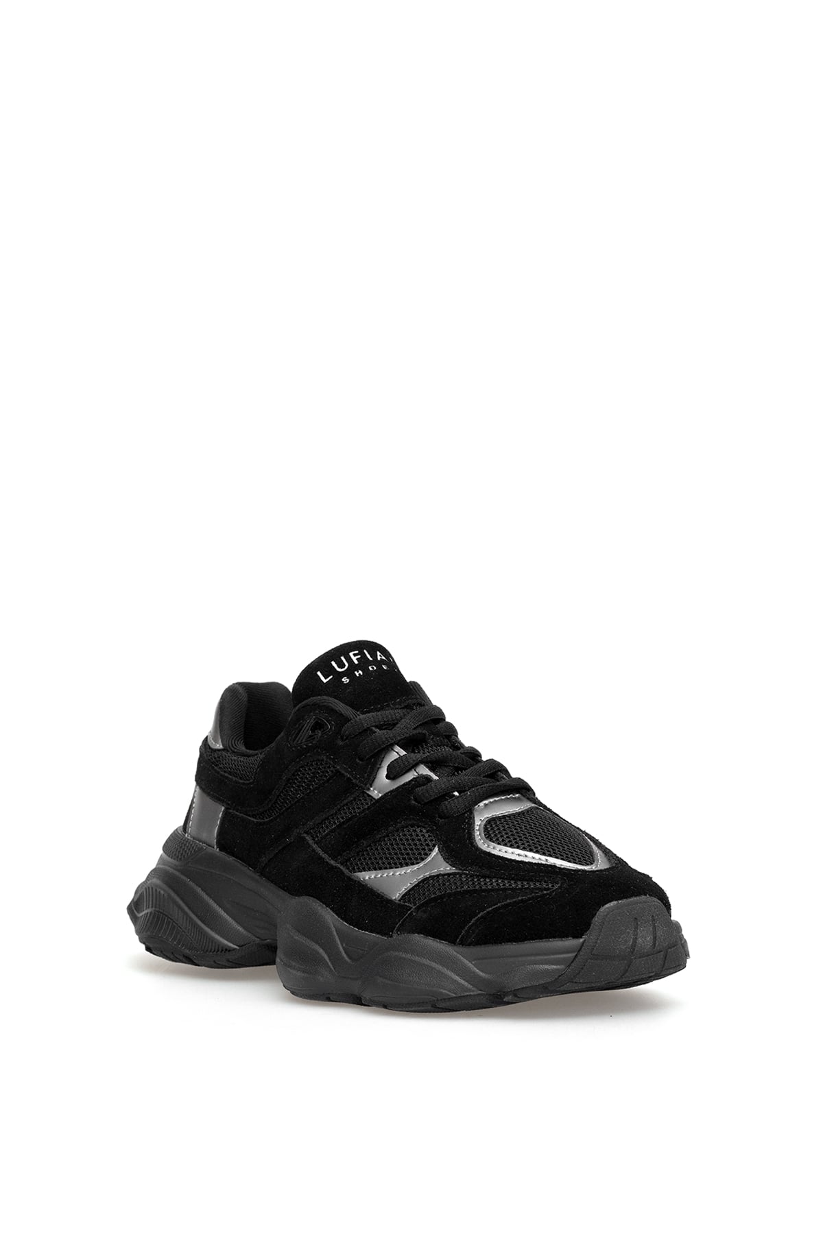 Lufian 112230240 Mark Erkek Hakiki Deri Klasik Sneaker Siyah